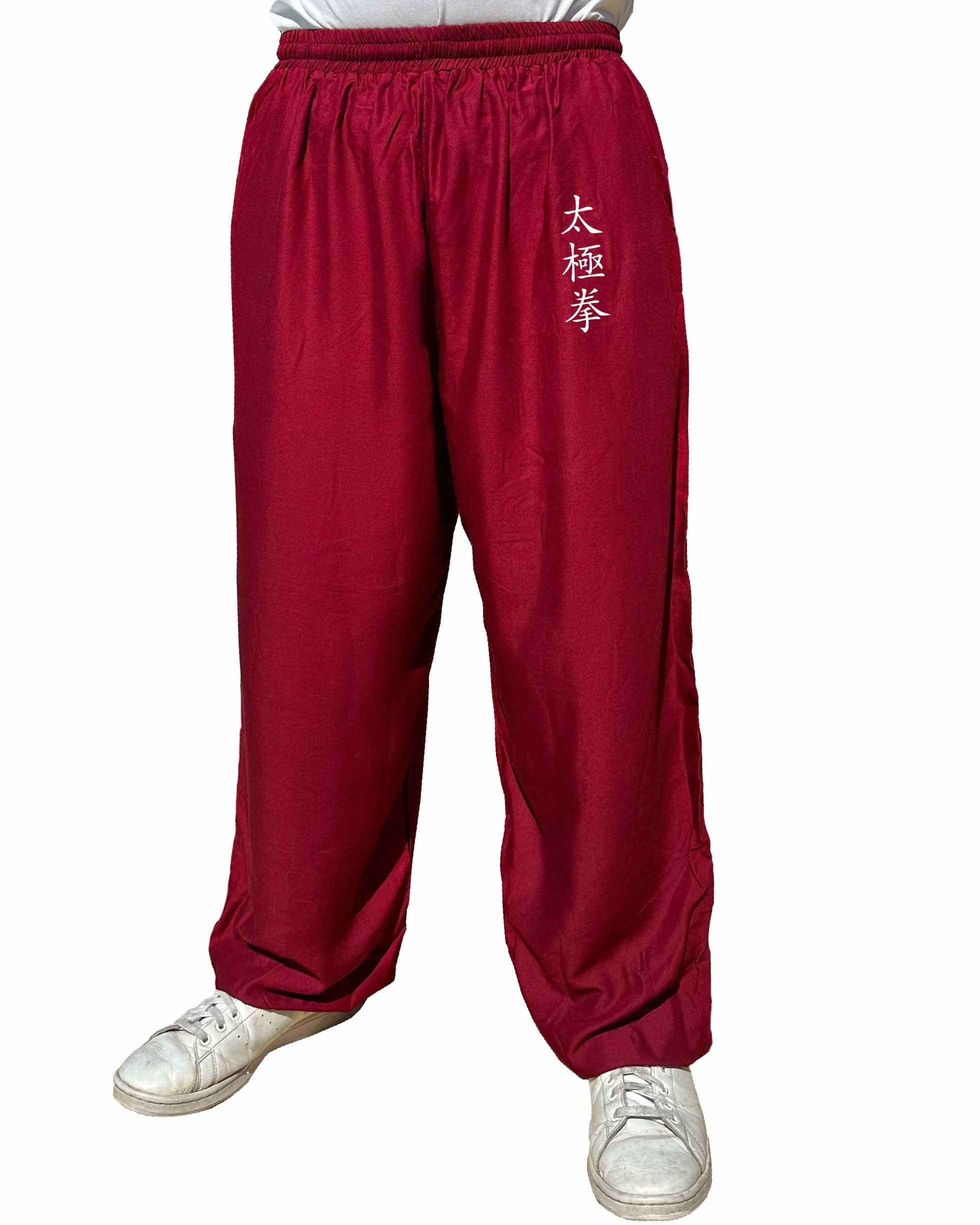 Pantalon Kung Fu Style Tai Chi Wing Chun avec Poches Ample en Viscose