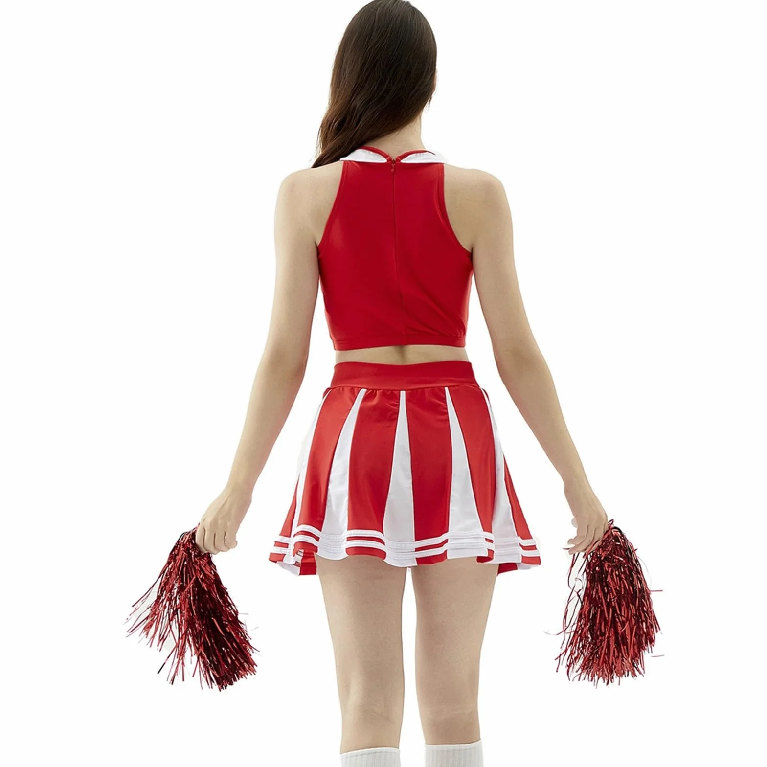 Tenue de Pom-Pom Girl pour Femmes Spectacle Football Scène