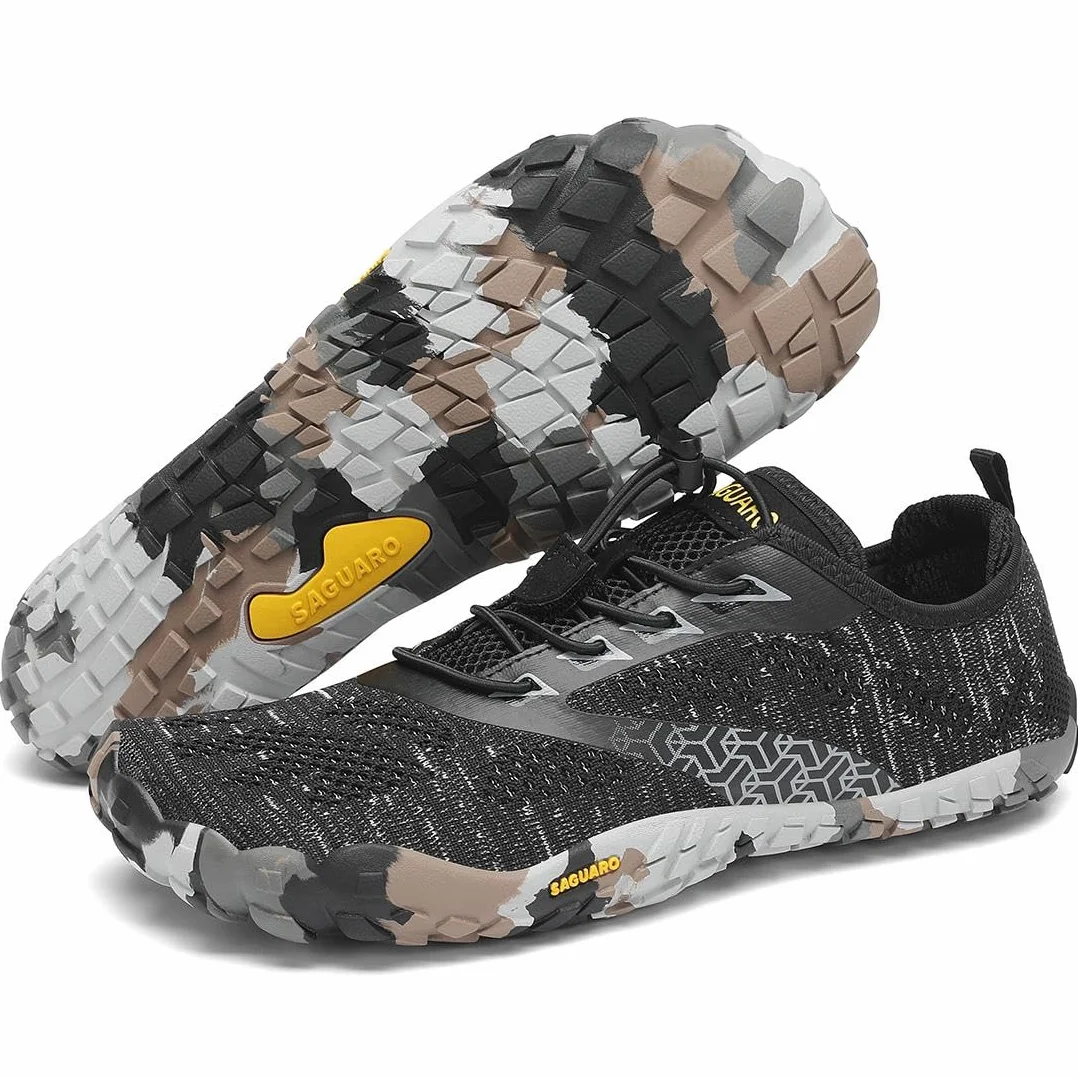SAGUARO Chaussures Minimalistes Barefoot Homme Femme Légère Respirant Antidérapant avec Boîte à Orteils Larges Zéro Drop