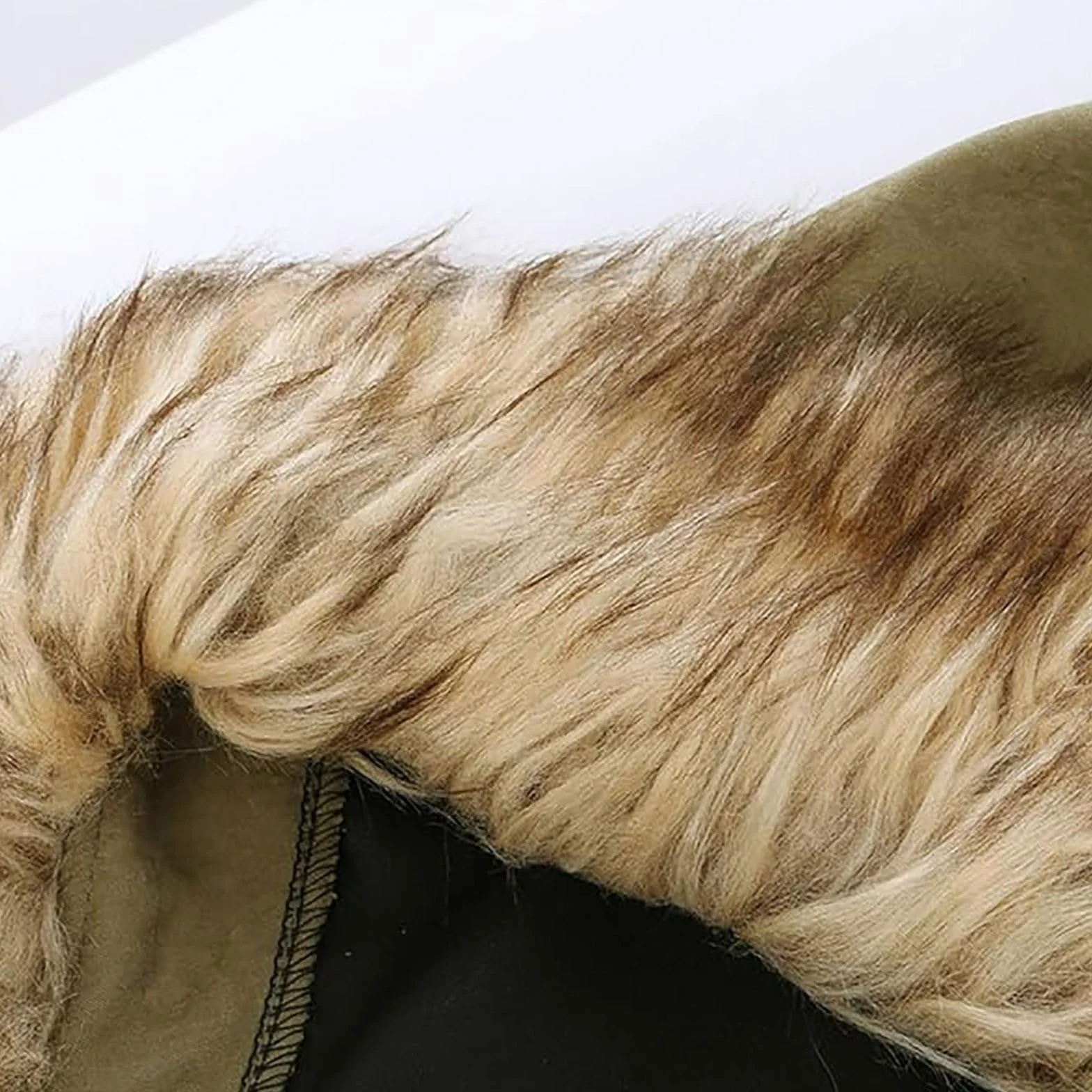 Manteau de portage hiver parka 3 en 1 chaude longueur genou col fourrure capuche coupe-vent pour maman et bébé L