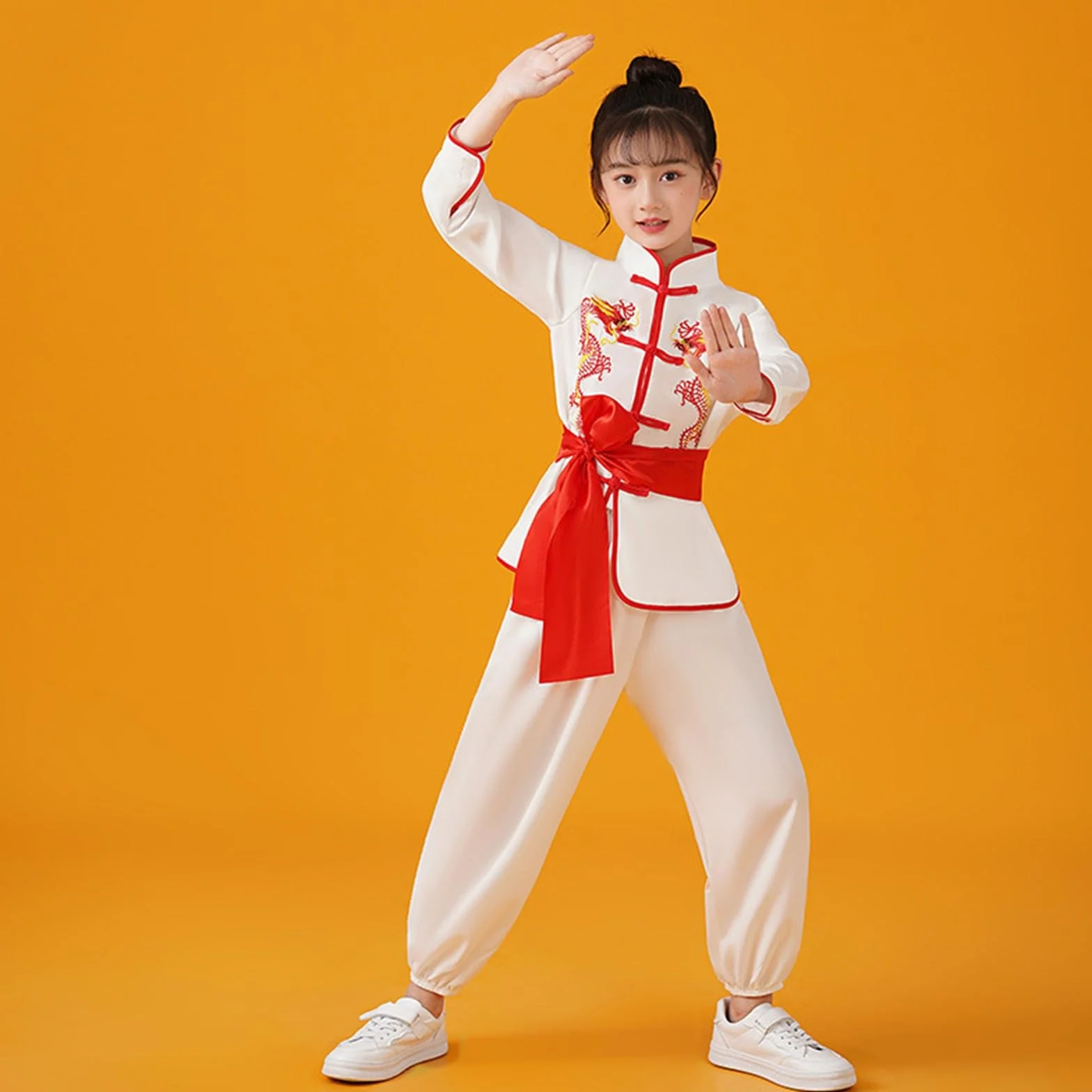 Costume Chinois Enfants Wing Chun Tenue Traditionnelle Halloween 86