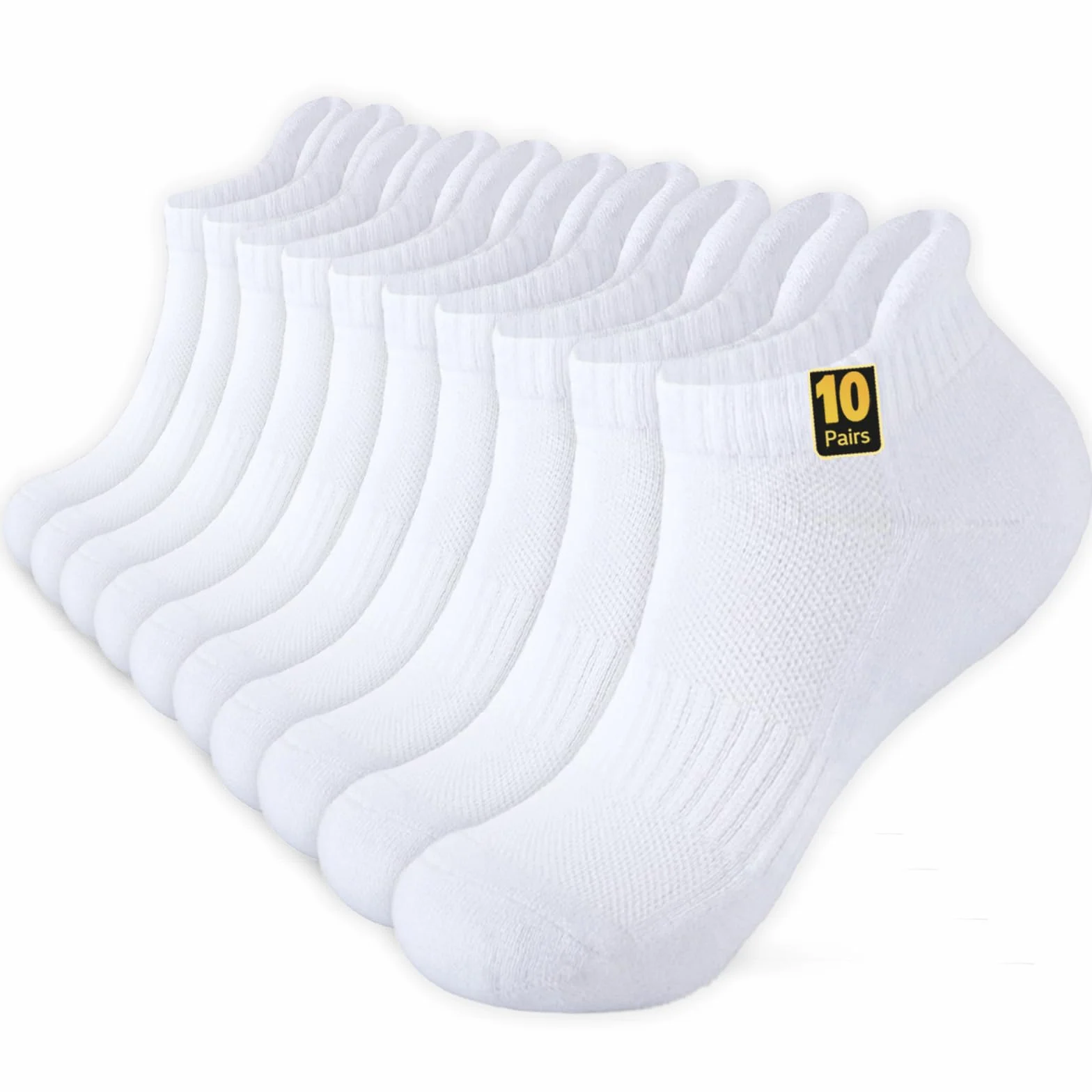 Chaussettes Basses Homme Coton Respirant Antidérapantes Socquettes Sport Running Tennis