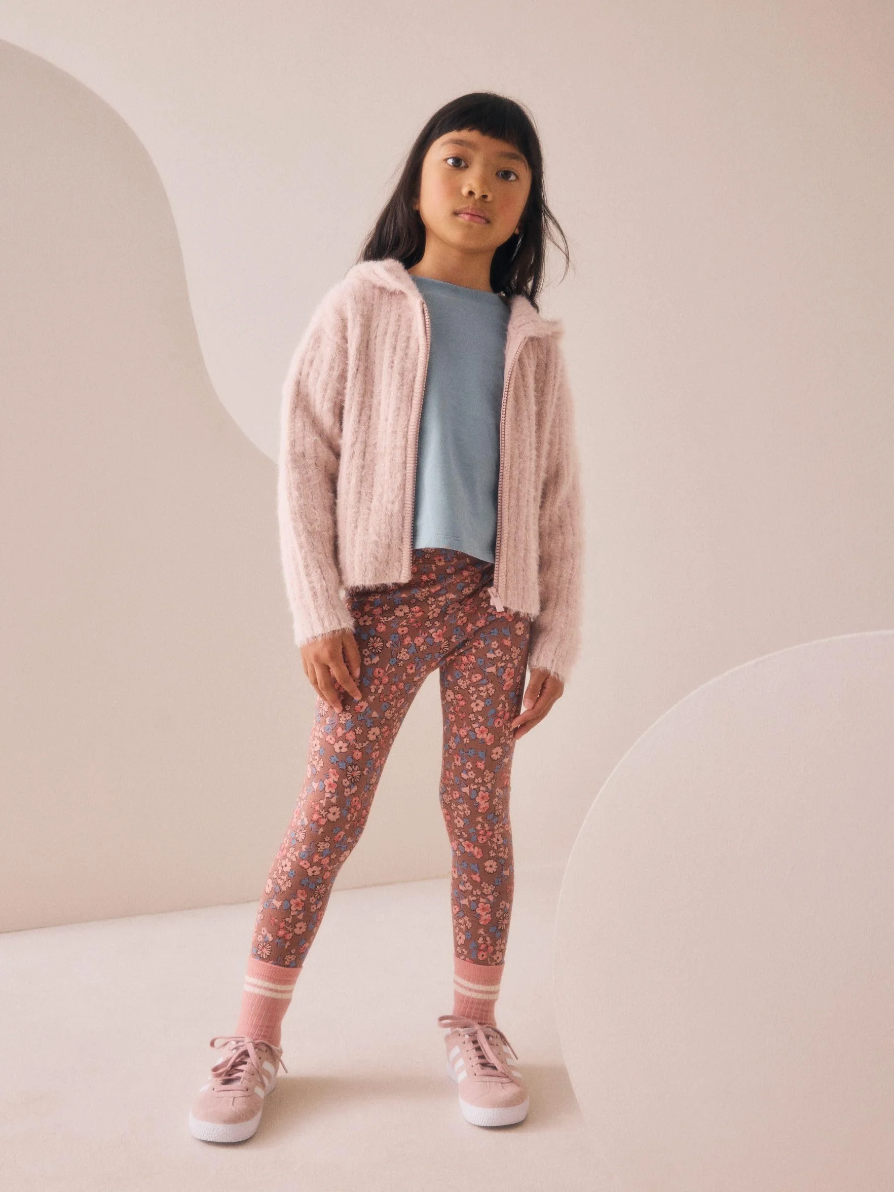 NEXT Fille Sweat à Capuche Duveteux Zippé
