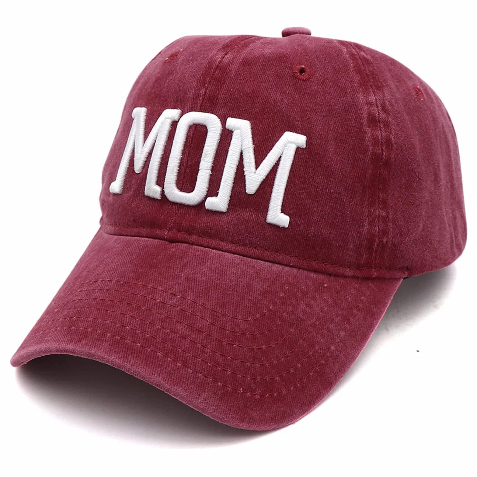 Chapeaux de fête des pères brodés réglables pour maman et papa - Cadeau pour couples et parents