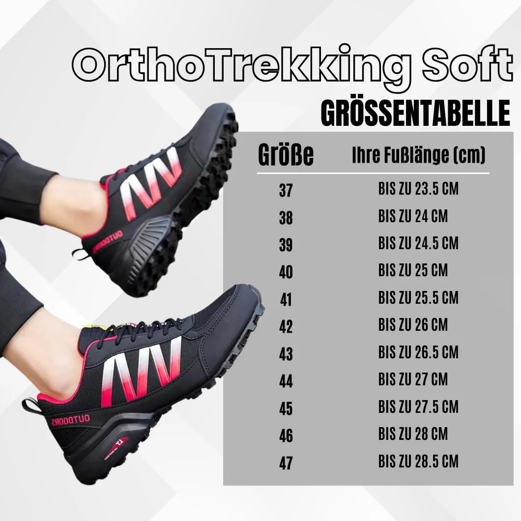 MEIION OrthoTrekking Soft Chaussures de randonnée confortables antidérapantes pour vélo VTT