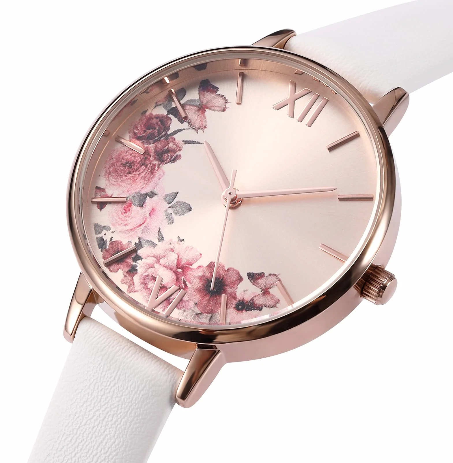 Montre Femme Bracelet Cuir Quartz Luxe Étanche Mode Montre-Bracelet Créative