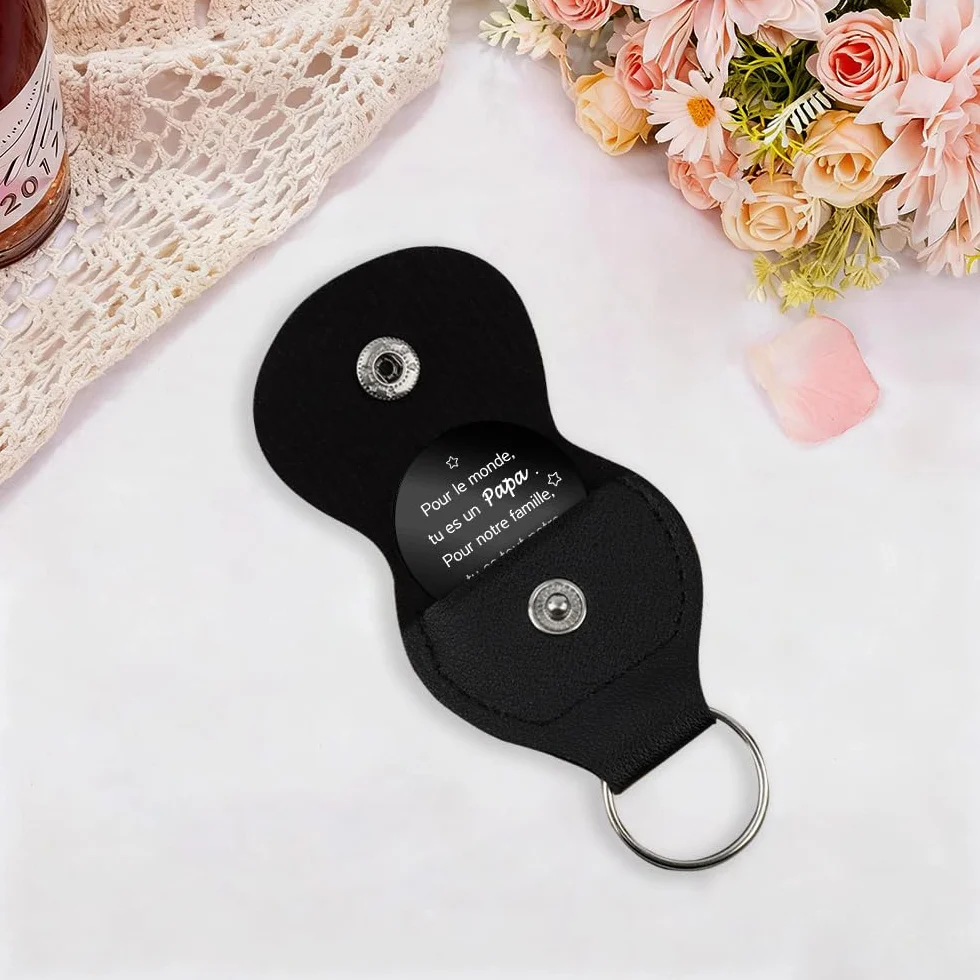 Porte Clef Personnalisé Cadeau pour Papa Anniversaire Fête des Pères Noël Original