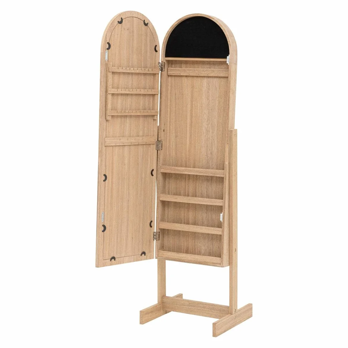 Armoire à bijoux sur pied Atmosphera h145cm bois