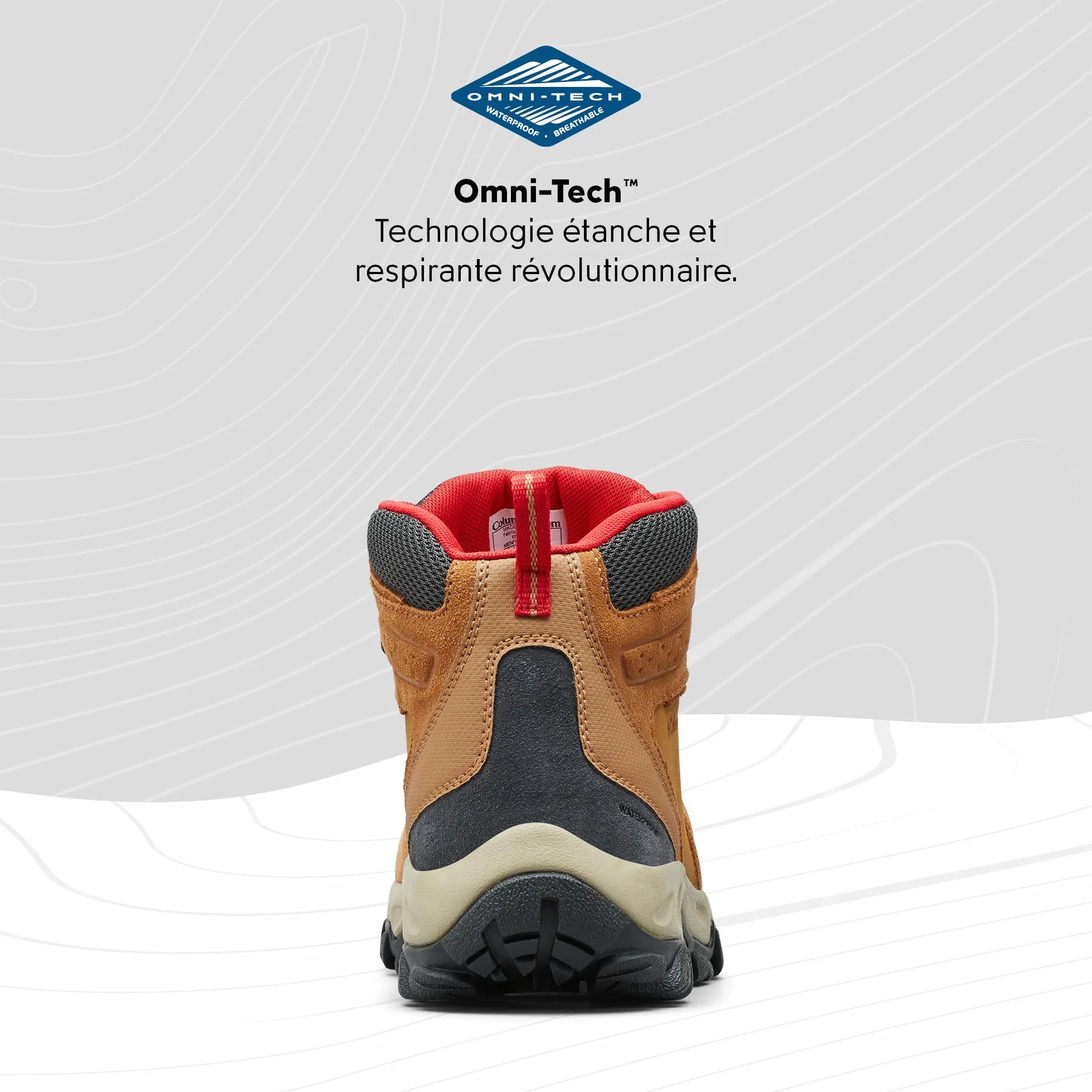 Columbia Newton Ridge Plus II Suede Waterproof Chaussures Montantes Randonnée Homme