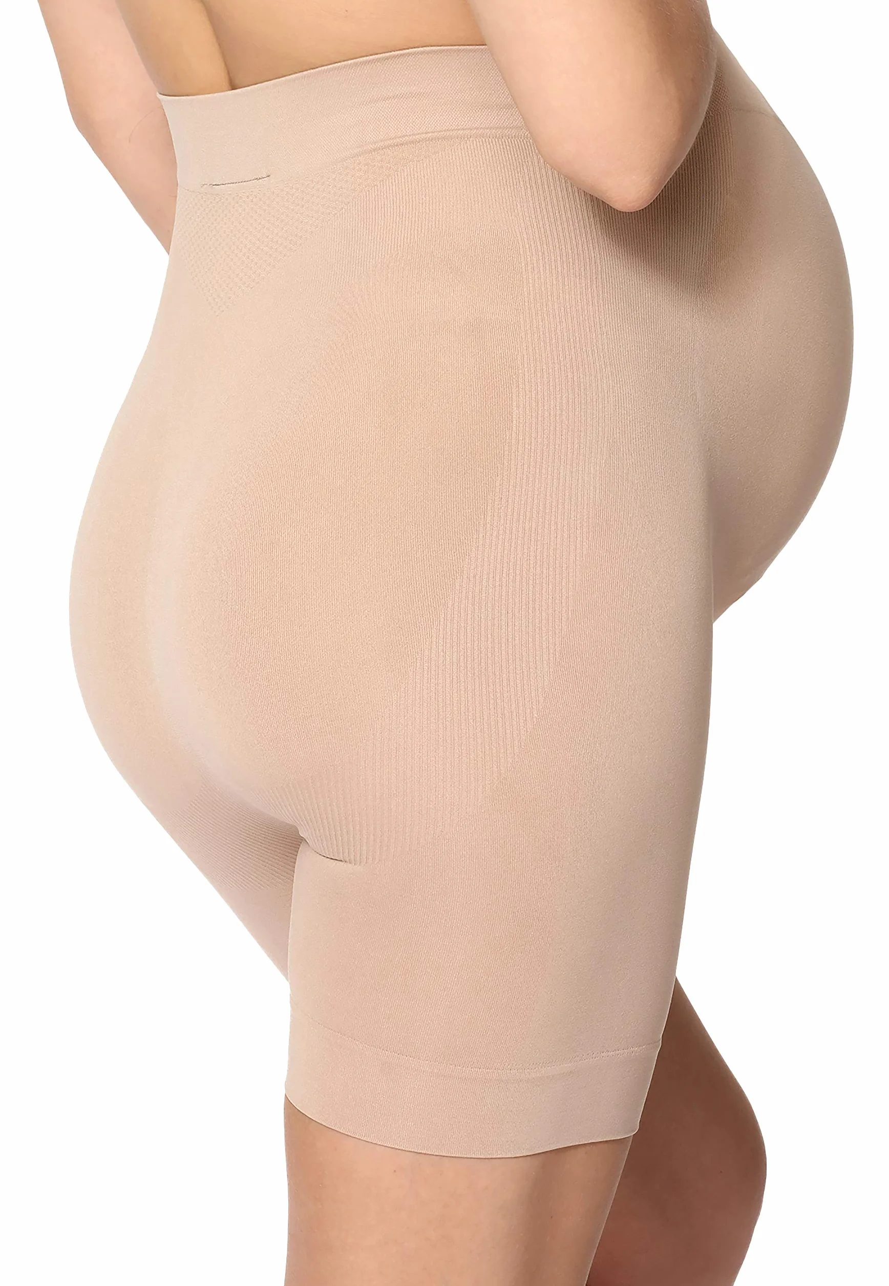 Be Mammy Shorts de Maternité Taille Haute sans Coutures Latérales Lingerie de Grossesse