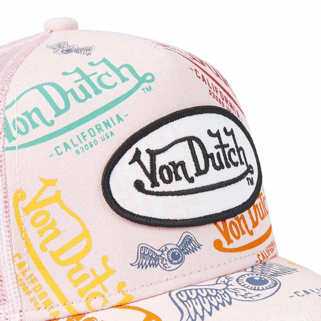 Von Dutch Casquette Ajustable Homme Femme Cap Athlétique