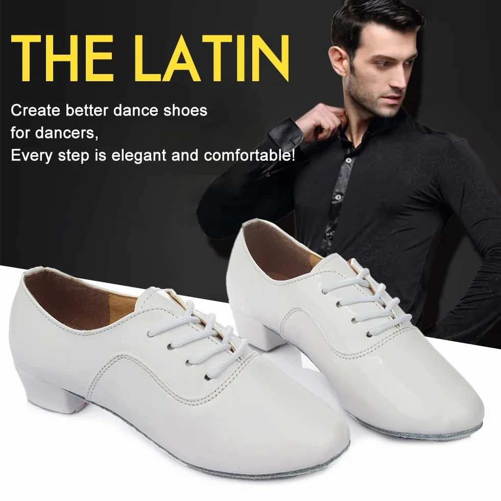 SWDZM Chaussures de Danse Latines Hommes Salsa Standard Ballroom WZSP702