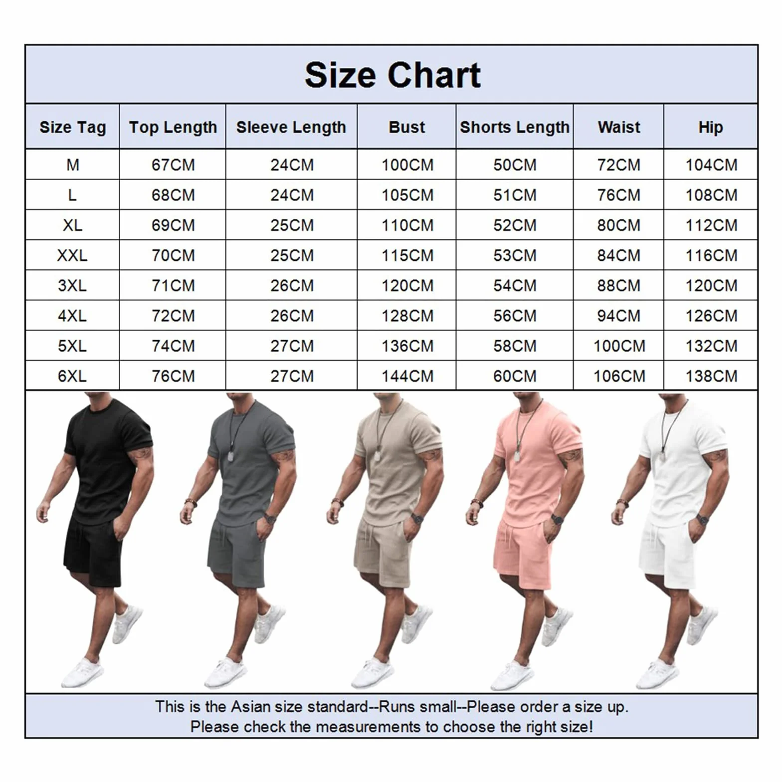 Amropi Survêtement de Sport Homme Short T-Shirt Manches Courtes 2 Pièces