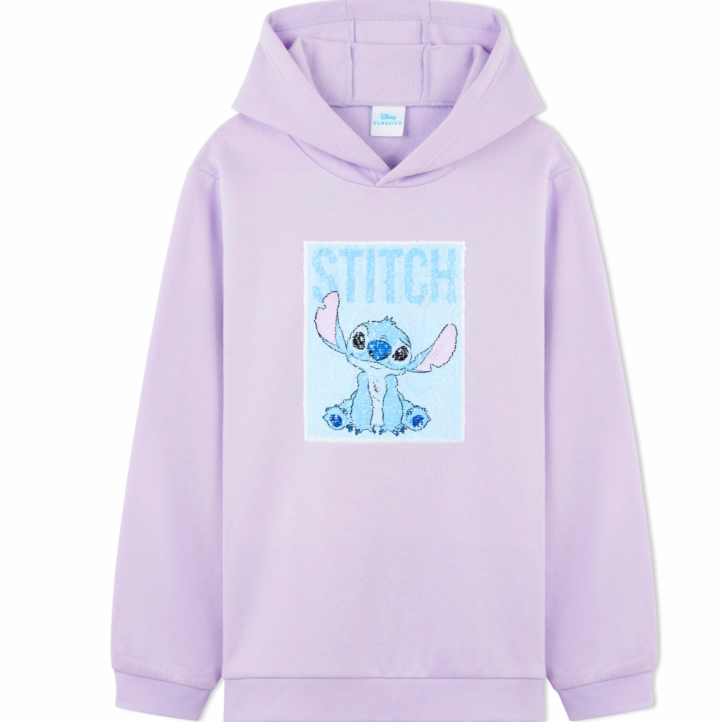 Disney Stitch Sweat à Capuche Fille Ado Mode Pull Chaud Hoodie Sequins Réversibles Cadeau Enfant
