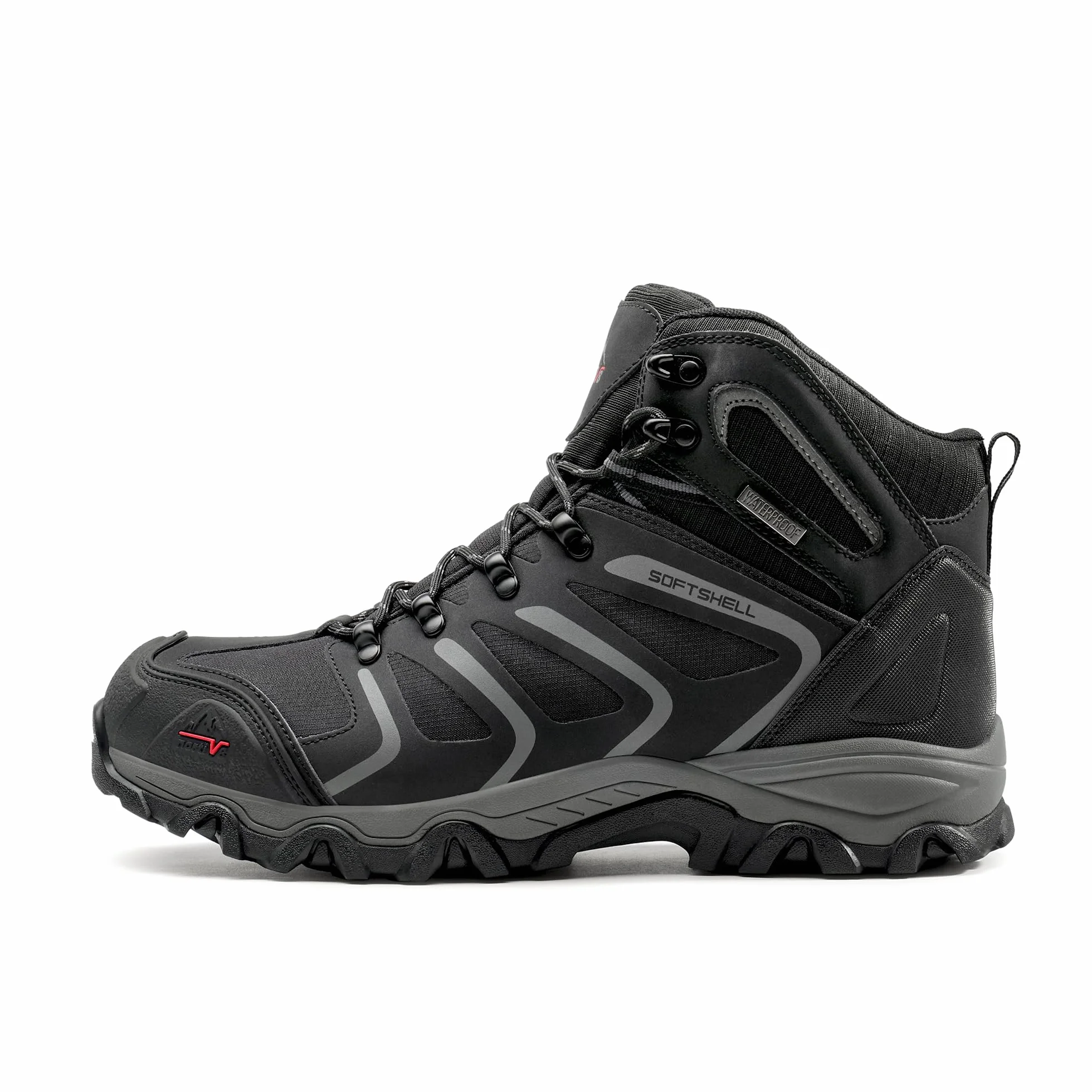 NORTIV 8 Chaussures de Randonnée Homme Bottines Chaudes Trekking Antidérapant Plein Air