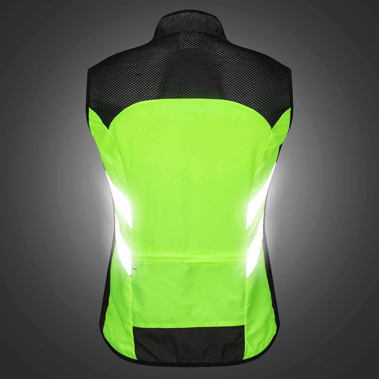 Gilet coupe-vent léger homme sans manches pour voyage randonnée course vélo