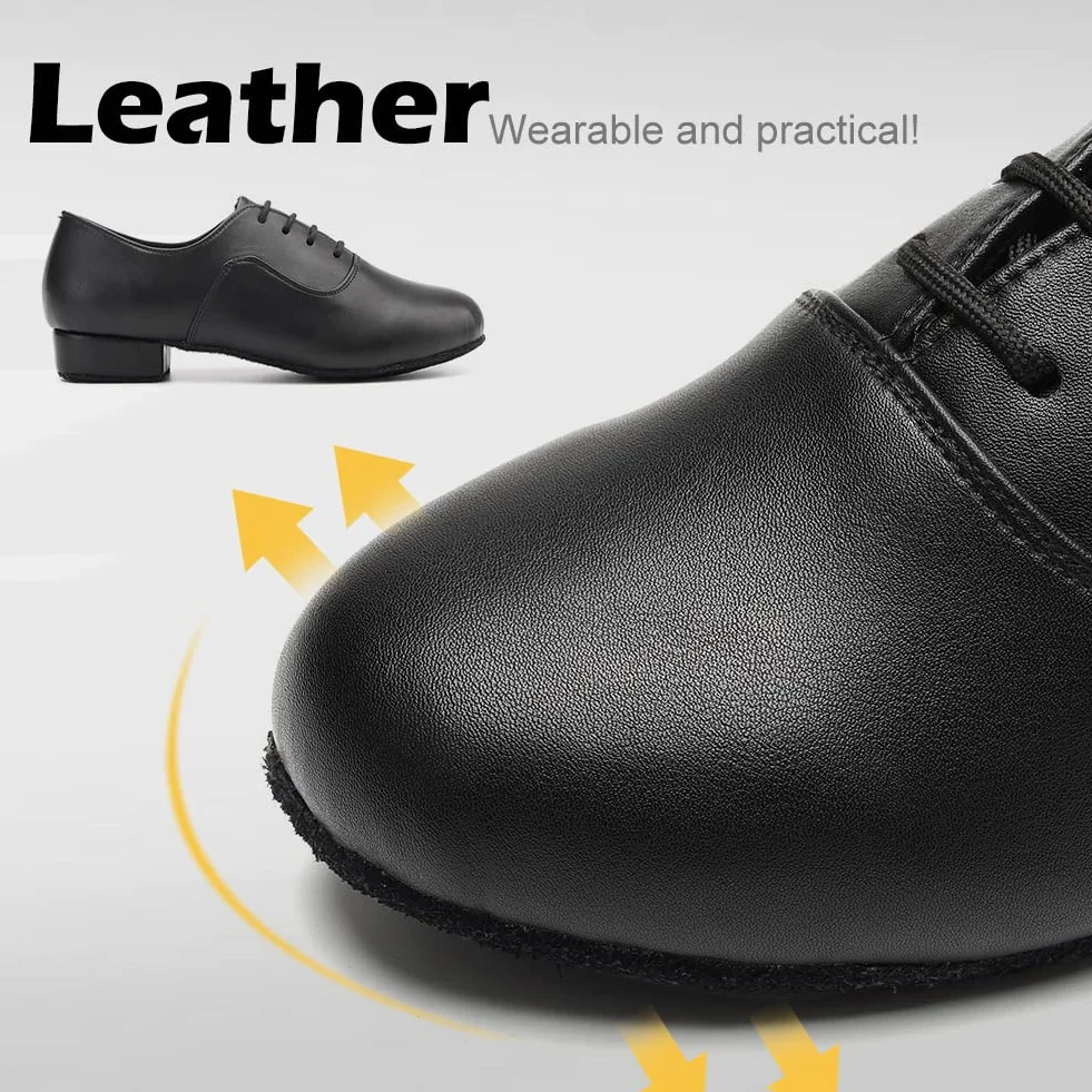 Chaussures de Danse Latine Homme Lacets Standard Salsa Entrainement