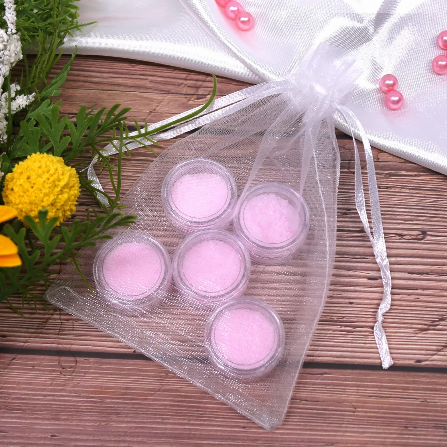 Contenants cosmétiques plastiques vides 100 pièces avec films sensibles pression mini-spatule voyage
