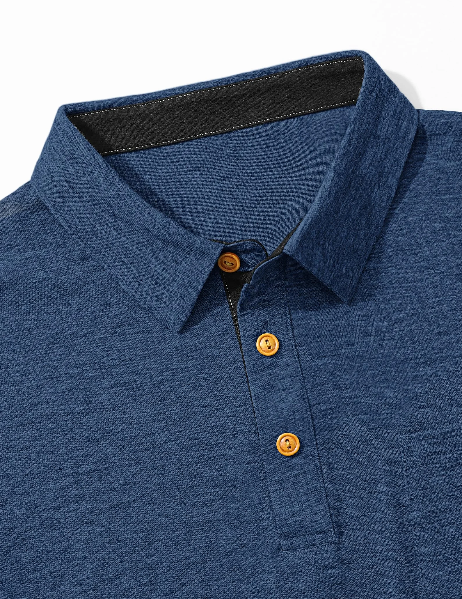 TARAINYA Polo Homme Coton Manches Courtes Poche Tee-Shirt Été