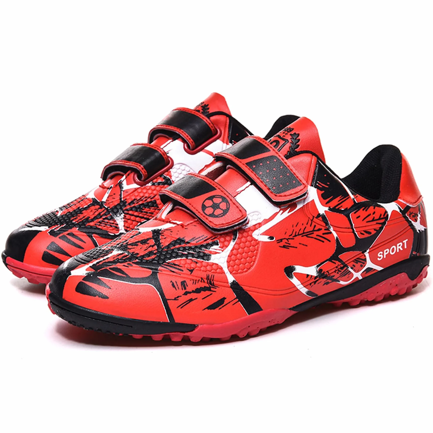 Chaussures de Football Enfant FG/AG Professionnel Plein Air Garçon TF Chaussures d'Entraînement Football Adolescents Antidérapant