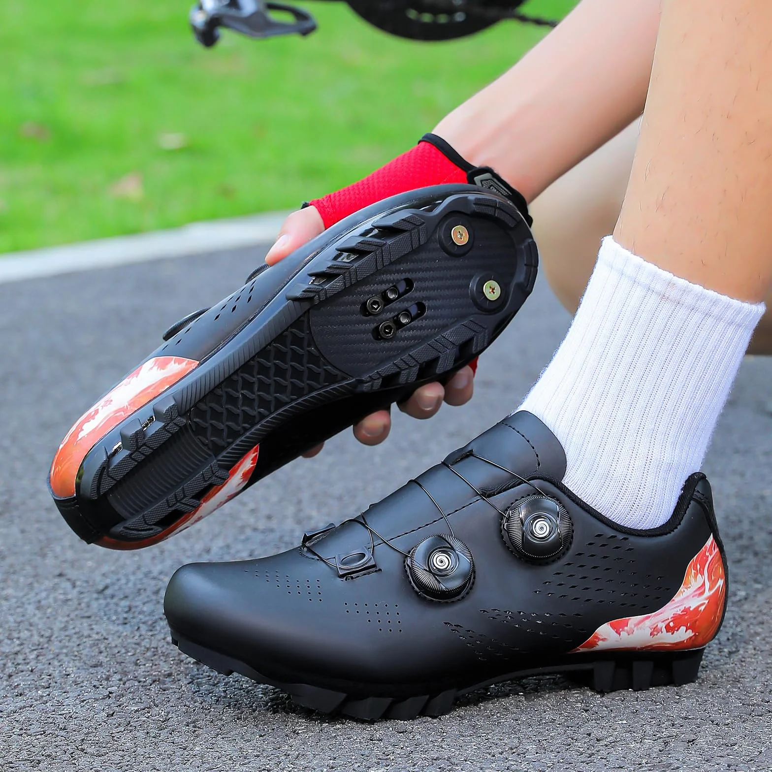Chaussure VTT Homme Femme Automatique Antidérapant Respirant 36-47 EU