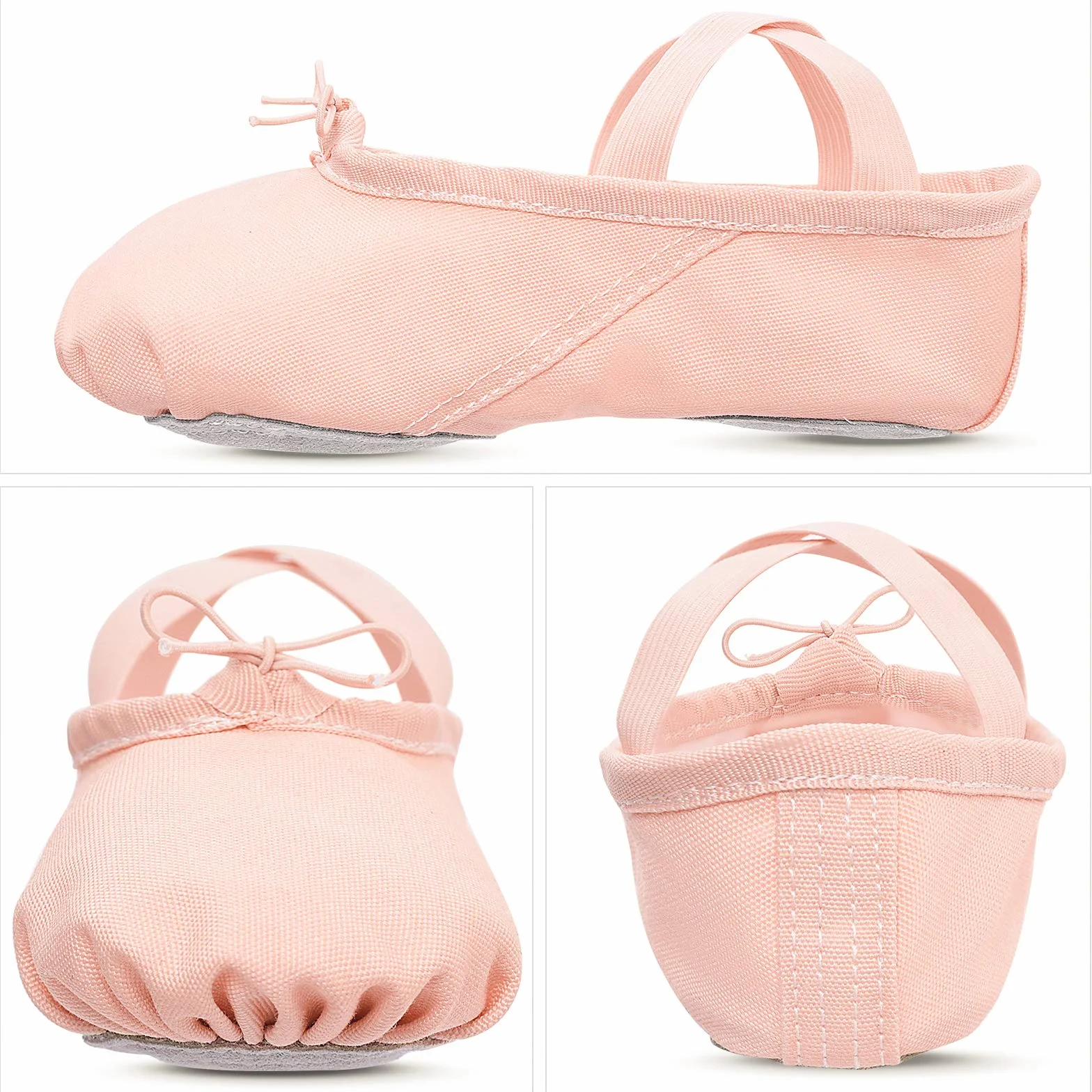 Chaussure de Ballet Danse Classique Toile pour Filles Femmes EU22-44