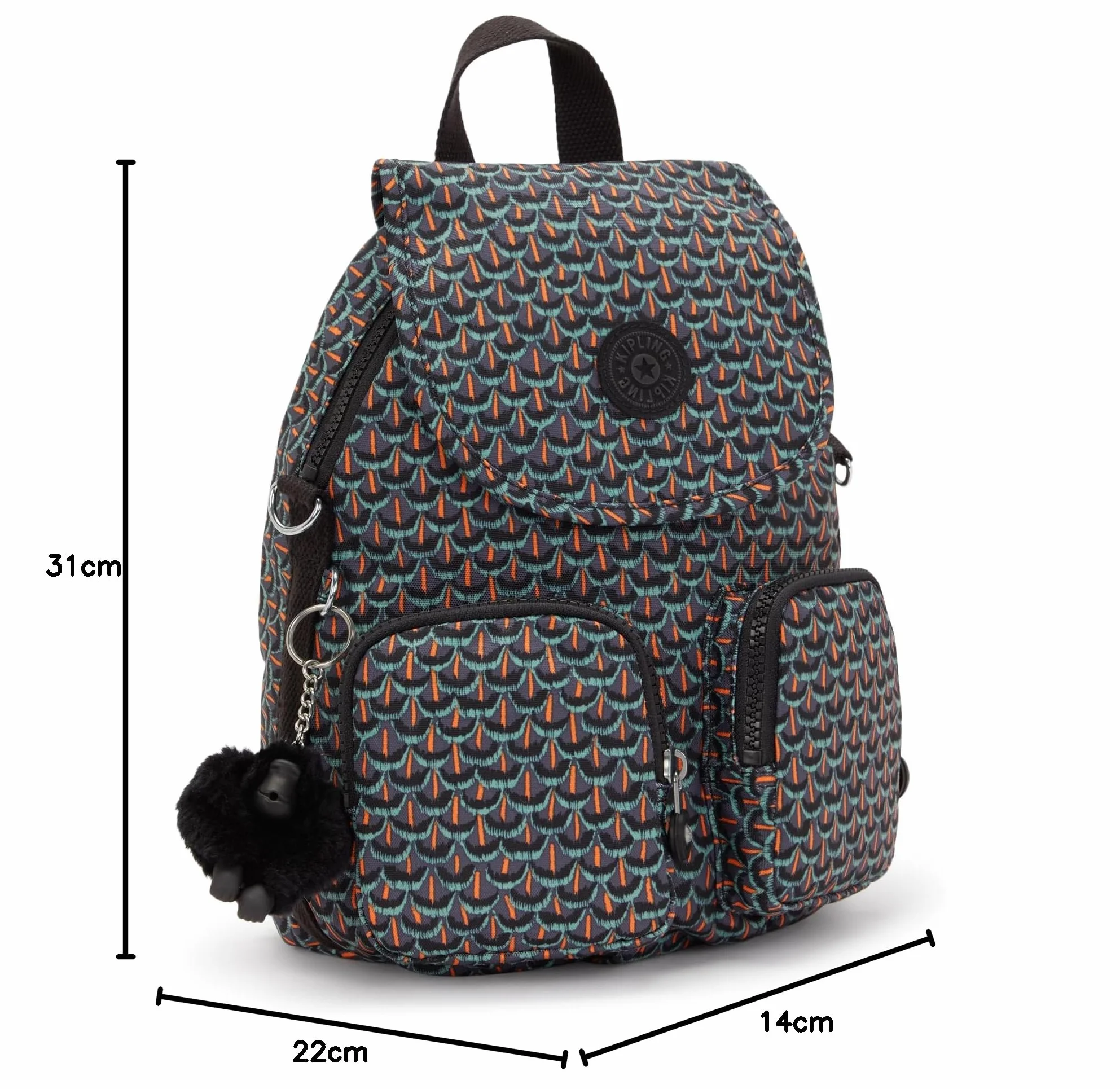 KIPLING Firefly Up Petit Sac à Dos Convertible Inviting Grey