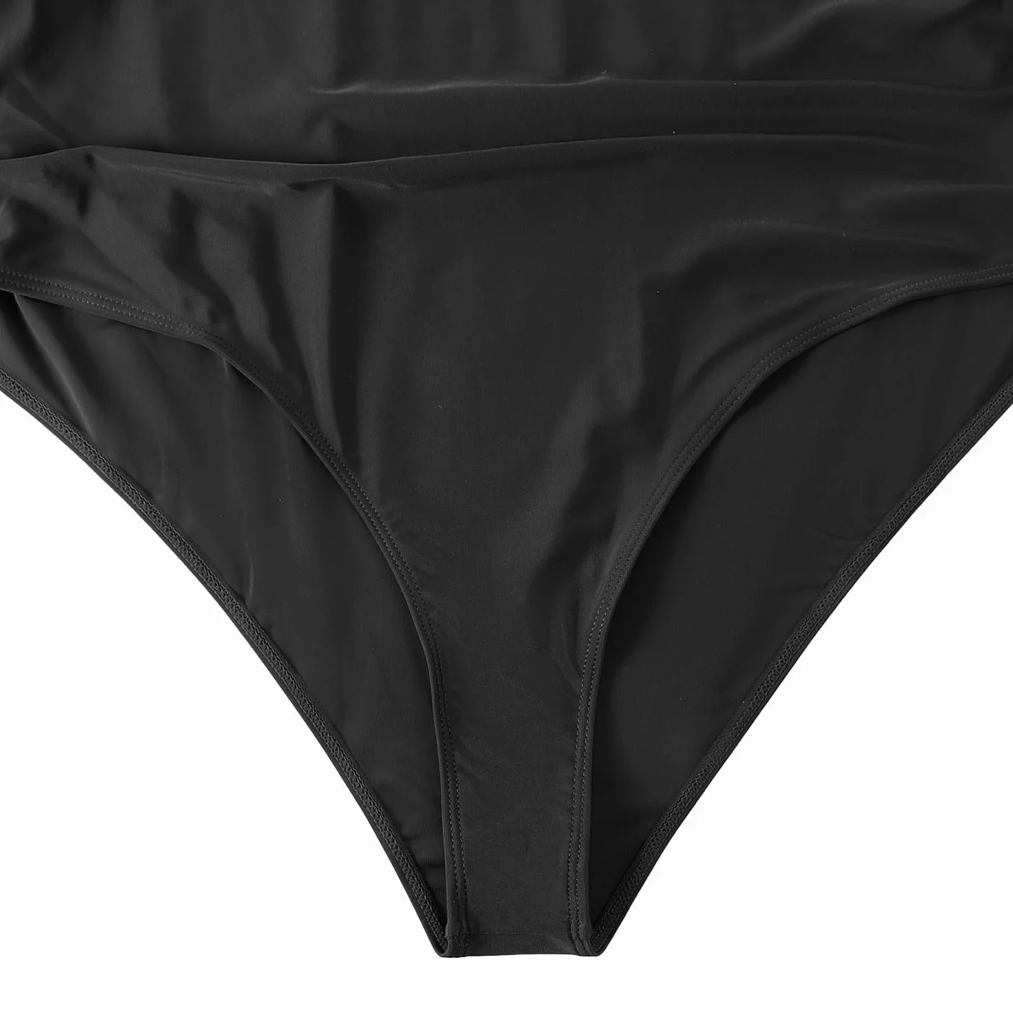 Maillot de Bain Grossesse Une Pièce Col V Haute Taille Push-up Monokini de Maternité
