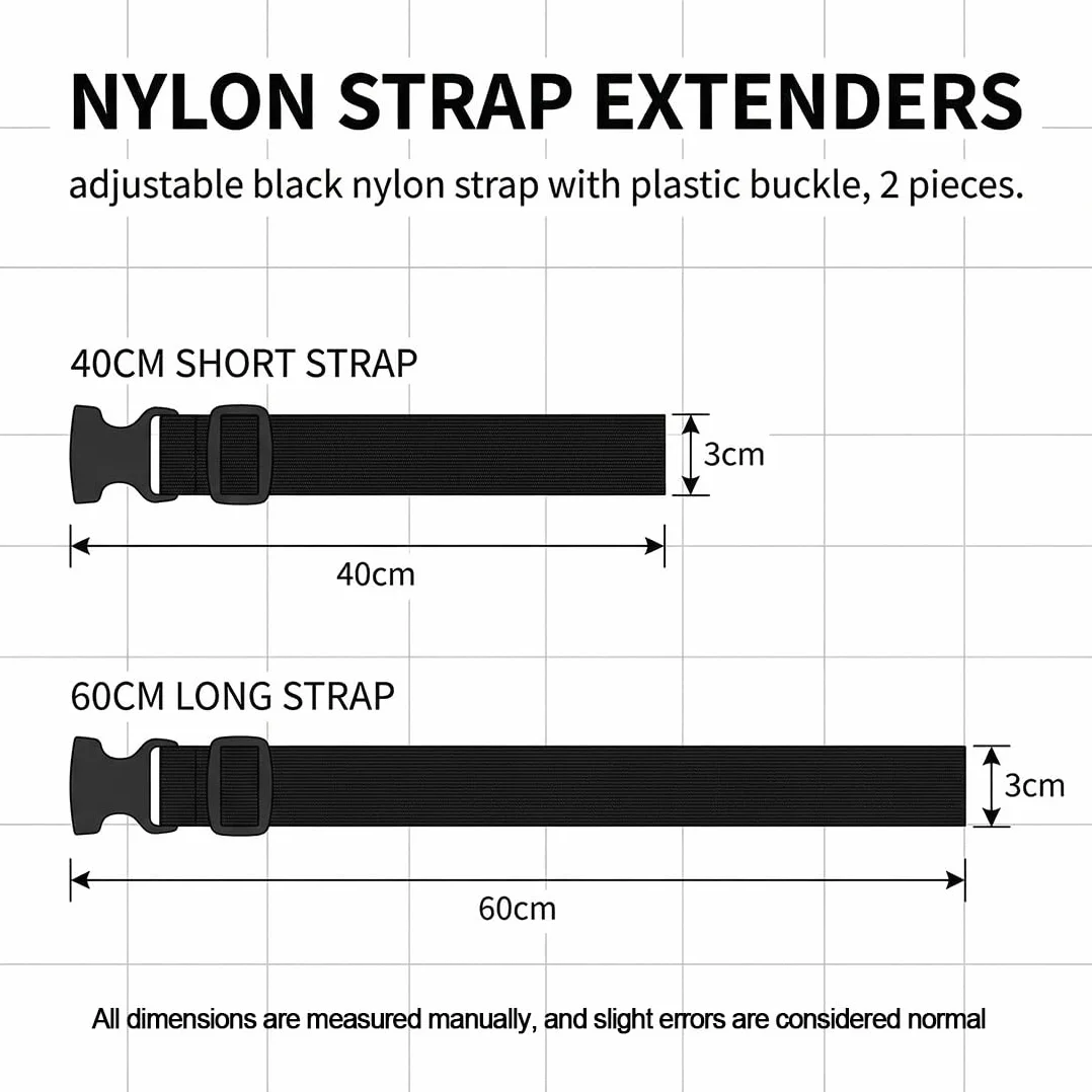 Extension de Ceinture pour Sac Banane et Sacoche de Taille - Sangle Réglable et Durable