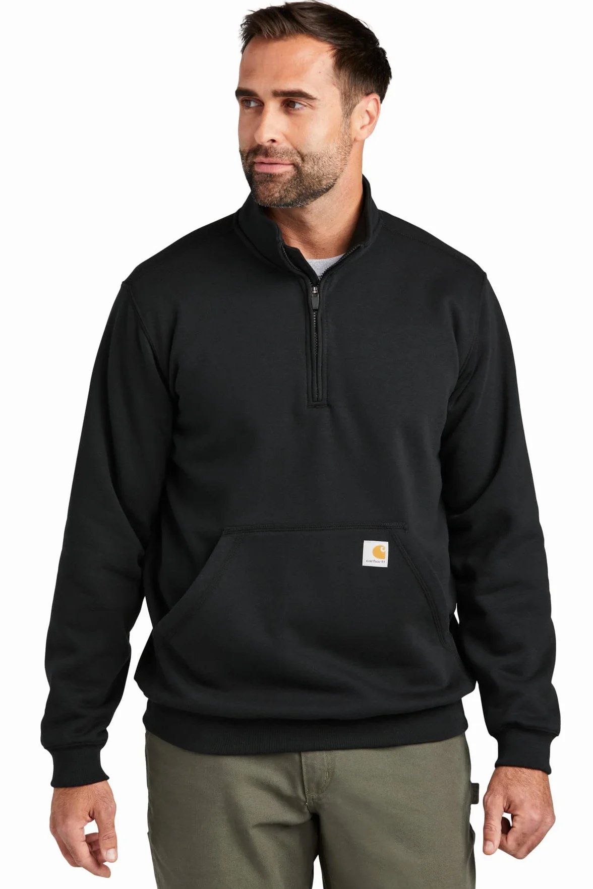 Carhartt Marquette 1/4-zip Mock-Neck Sweatshirt Homme