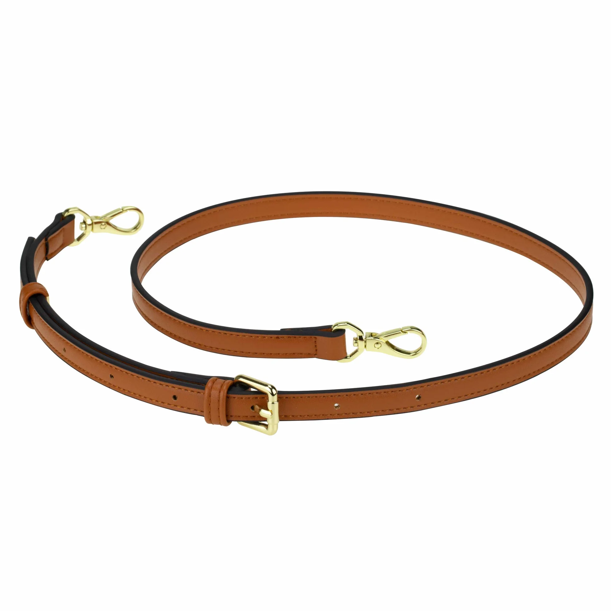 Sangle de Rechange en Cuir pour Sac à Main Longue et Réglable Marron Taille M