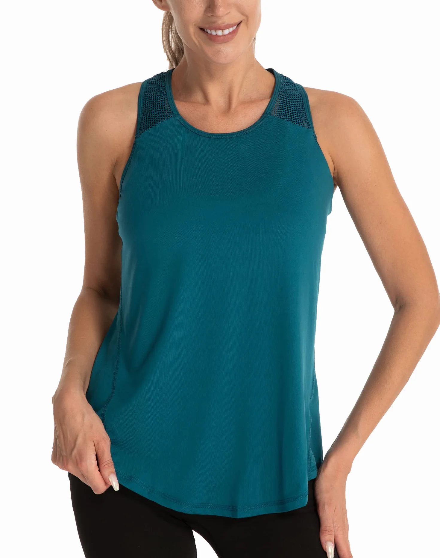 Femme Running Fitness Chemises Basiques sans Manches Respirant