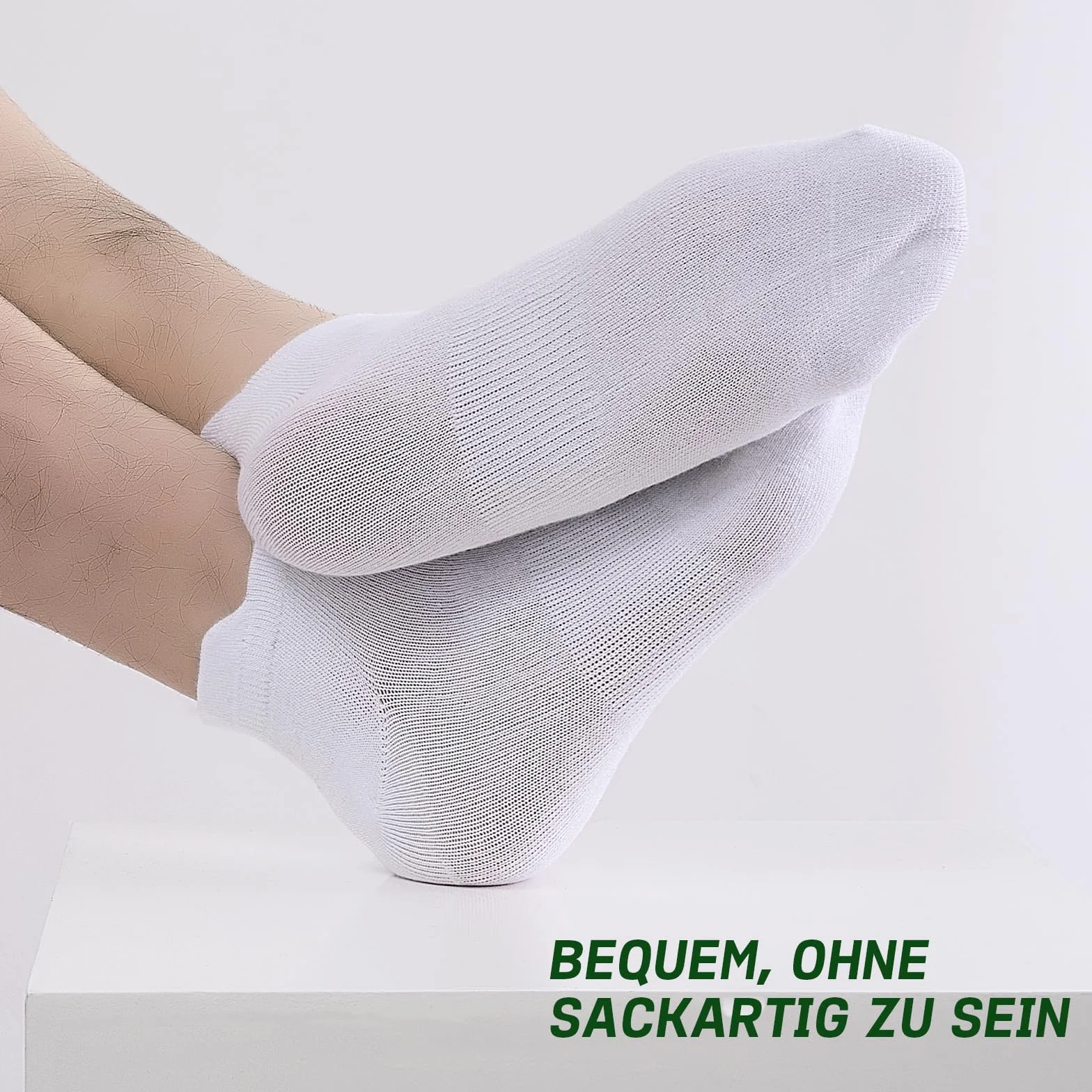 Niorasen Chaussettes de Sport Bambou Anti-Odeur 43-46 37-42 6 Paires