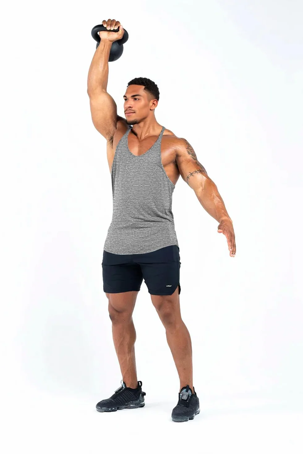 Lehmanlin Débardeur Homme Sport Gilet Entraînement Musculaire Séchage Rapide