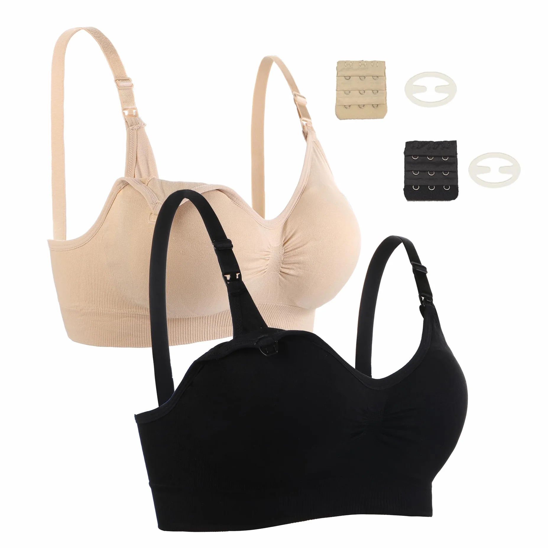 Soutiens-Gorge d'allaitement sans Armatures sans Couture Lot de 2 pour Femme