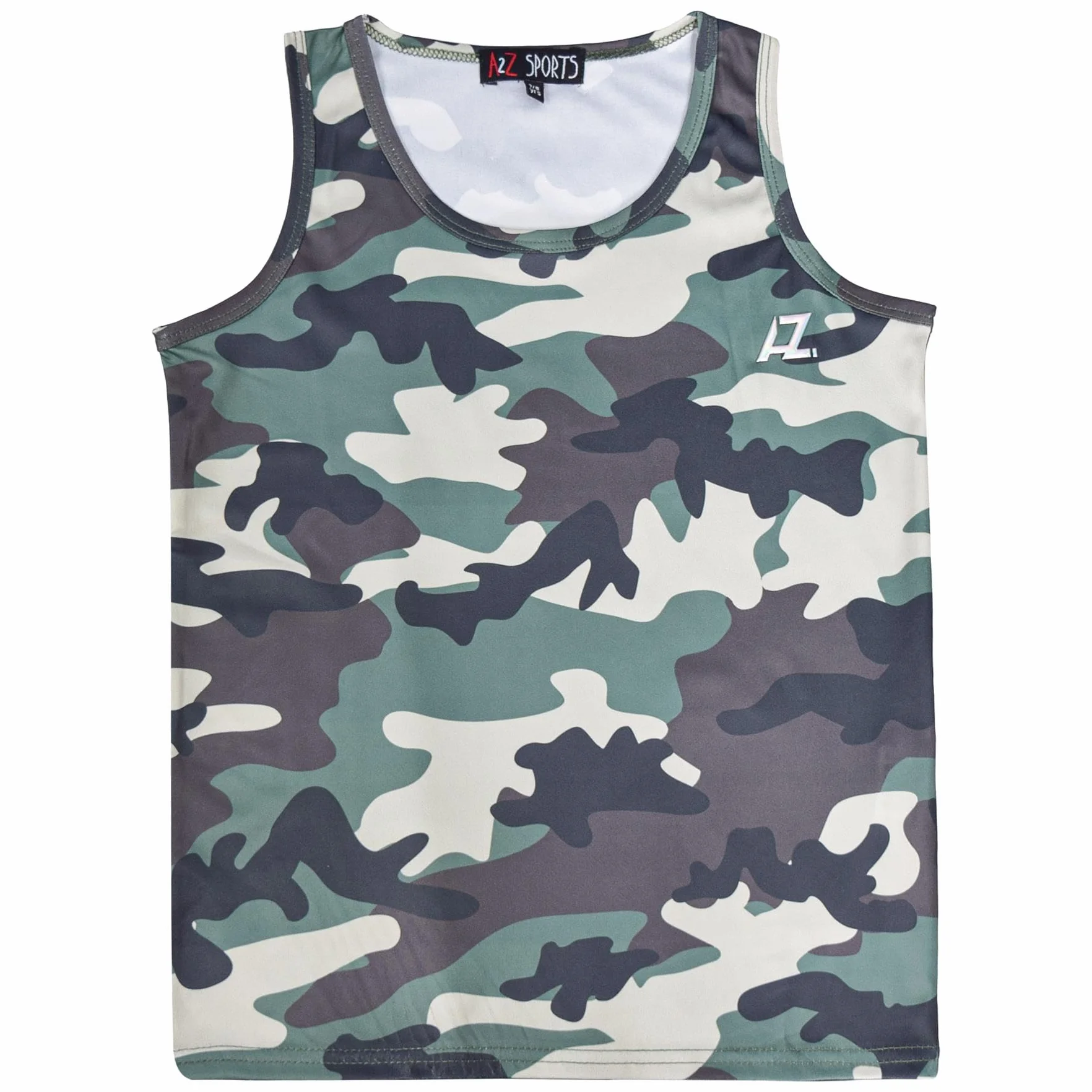 Garçons Gilet Sans Manches Camouflage Athlétique Respirant Été Débardeur Âge 3-14 Ans