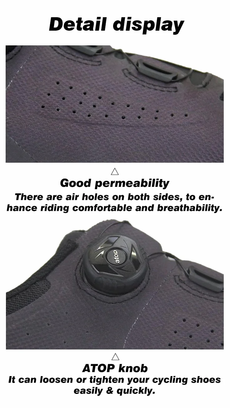 Msport Chaussures de Cyclisme avec Fermeture rotative Boa – Chaussures de vélo de Route légères