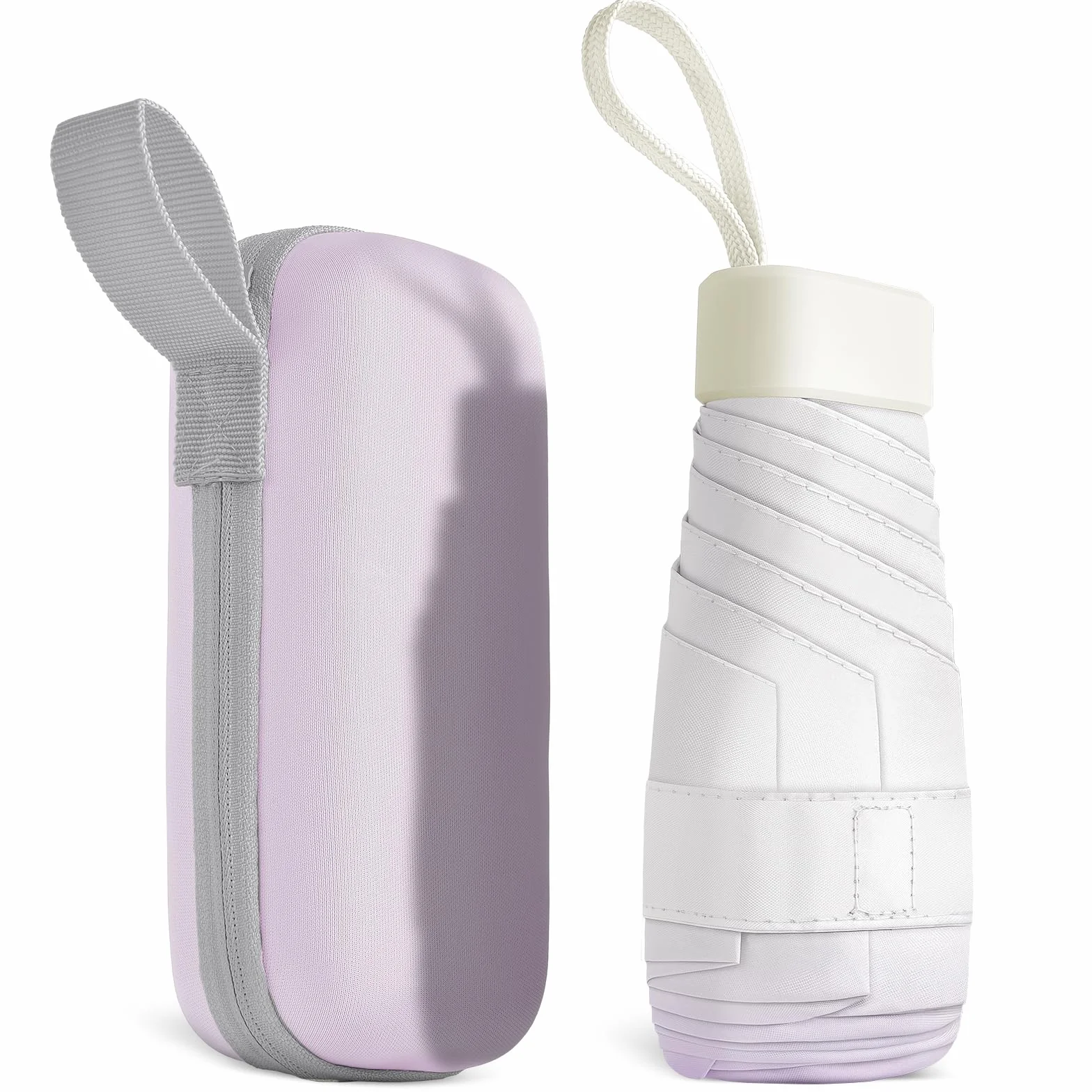 Parapluie de voyage coupe-vent 8 nervures portable compact mini parapluie capsule