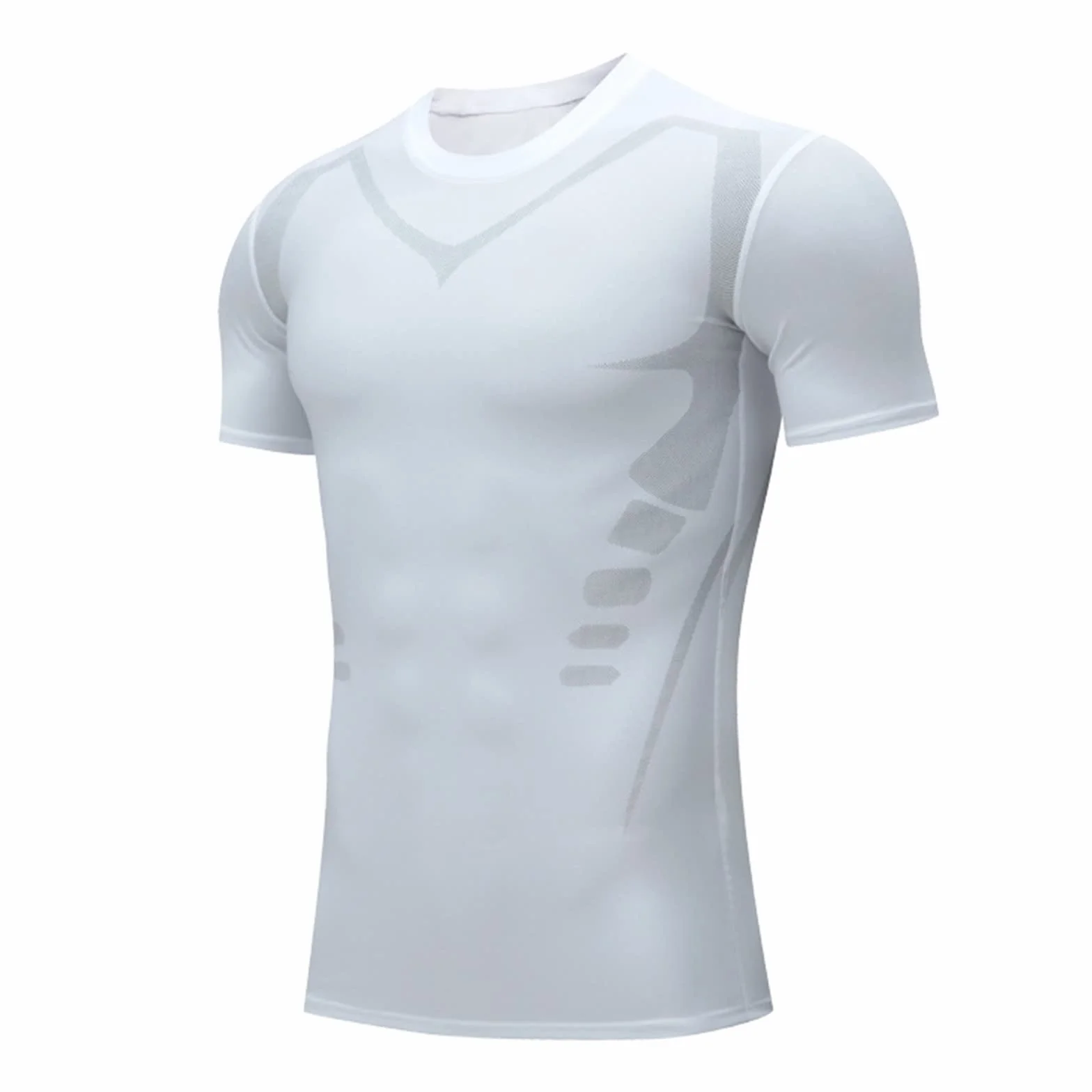 Gilet de Mise en Forme Ionique Débardeur de Compression Ventre Plat Respirable Séchage Rapide