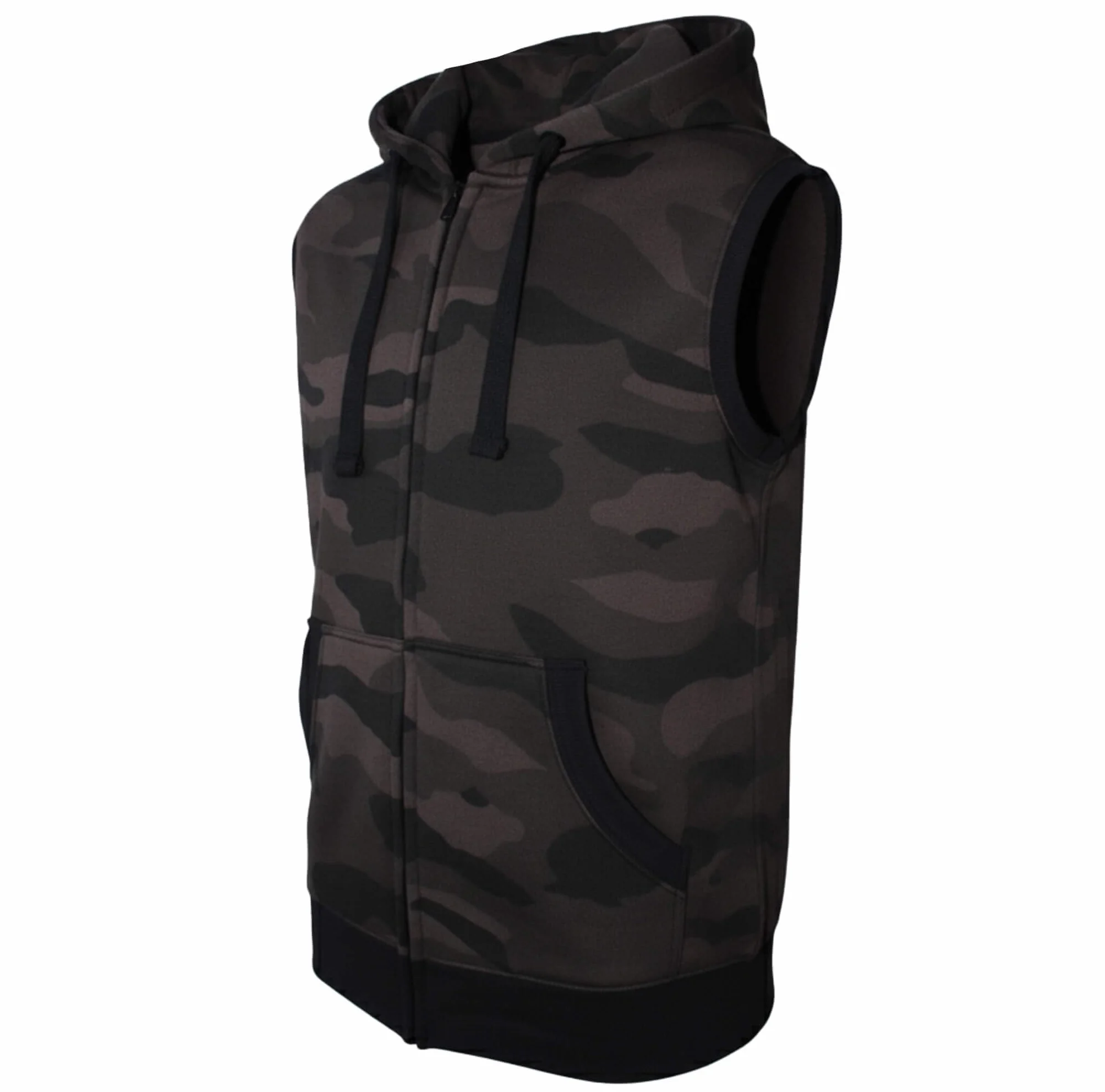 Veste à Capuche Homme sans Manches Sweat Premium Fermeture éclair Poche S-4XL Hoodie