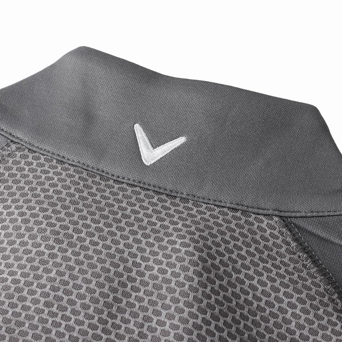 Callaway Golf Men's Hex Textured Thermal Fleece Pullover