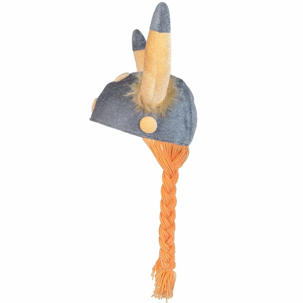 Boland Casque Gaulois Chapeau Tissu Viking Guerrier Déguisement Carnaval Halloween Fête Thème