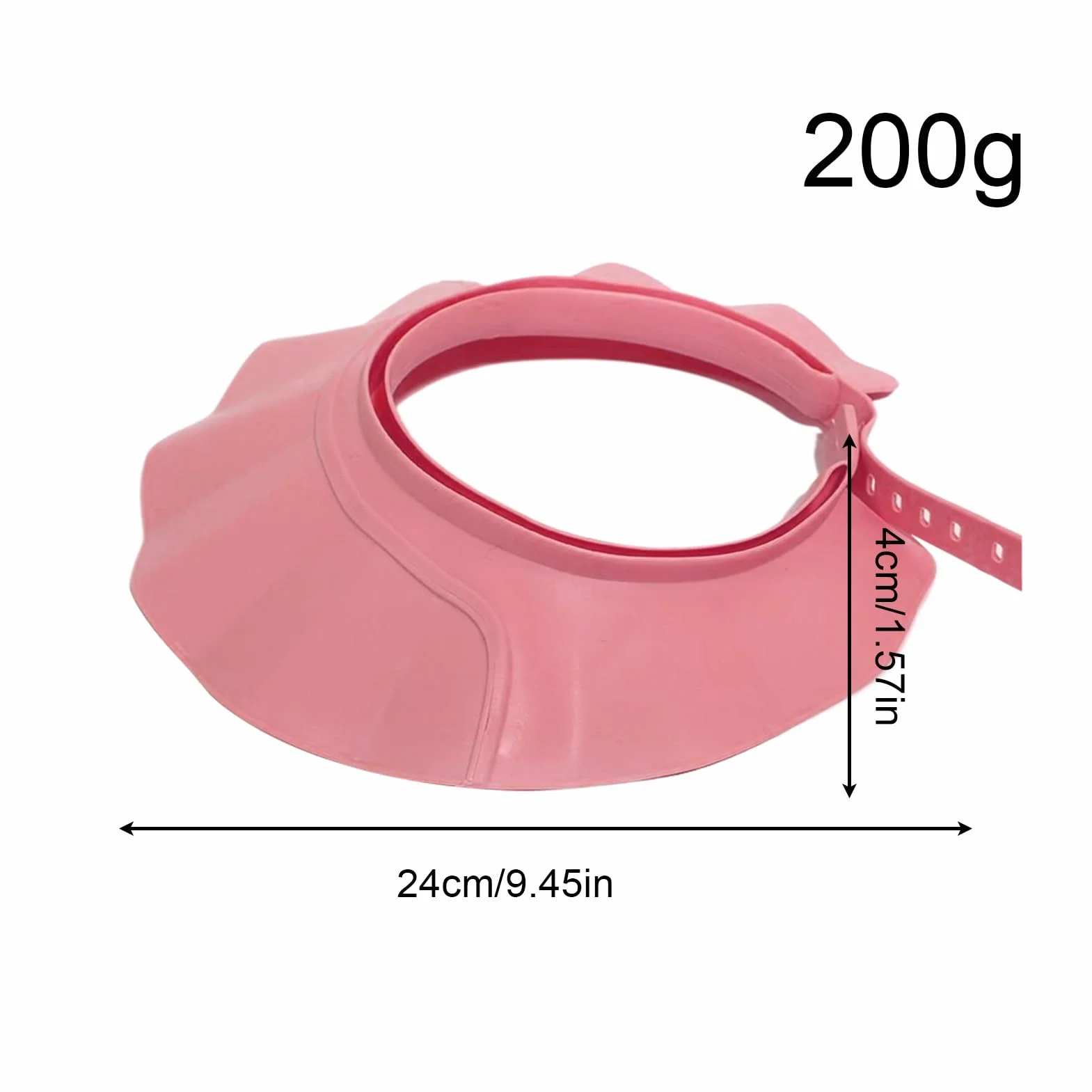 Visière De Bain Imperméable 2 Pièces Sangle Réglable Bouclier Doux Sécurisée Pour Adultes Natation