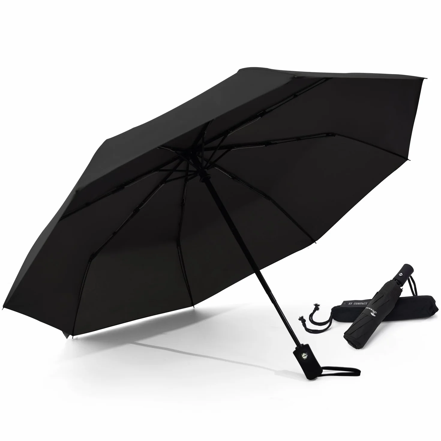 SY COMPACT Parapluie coupe-vent automatique léger incassable