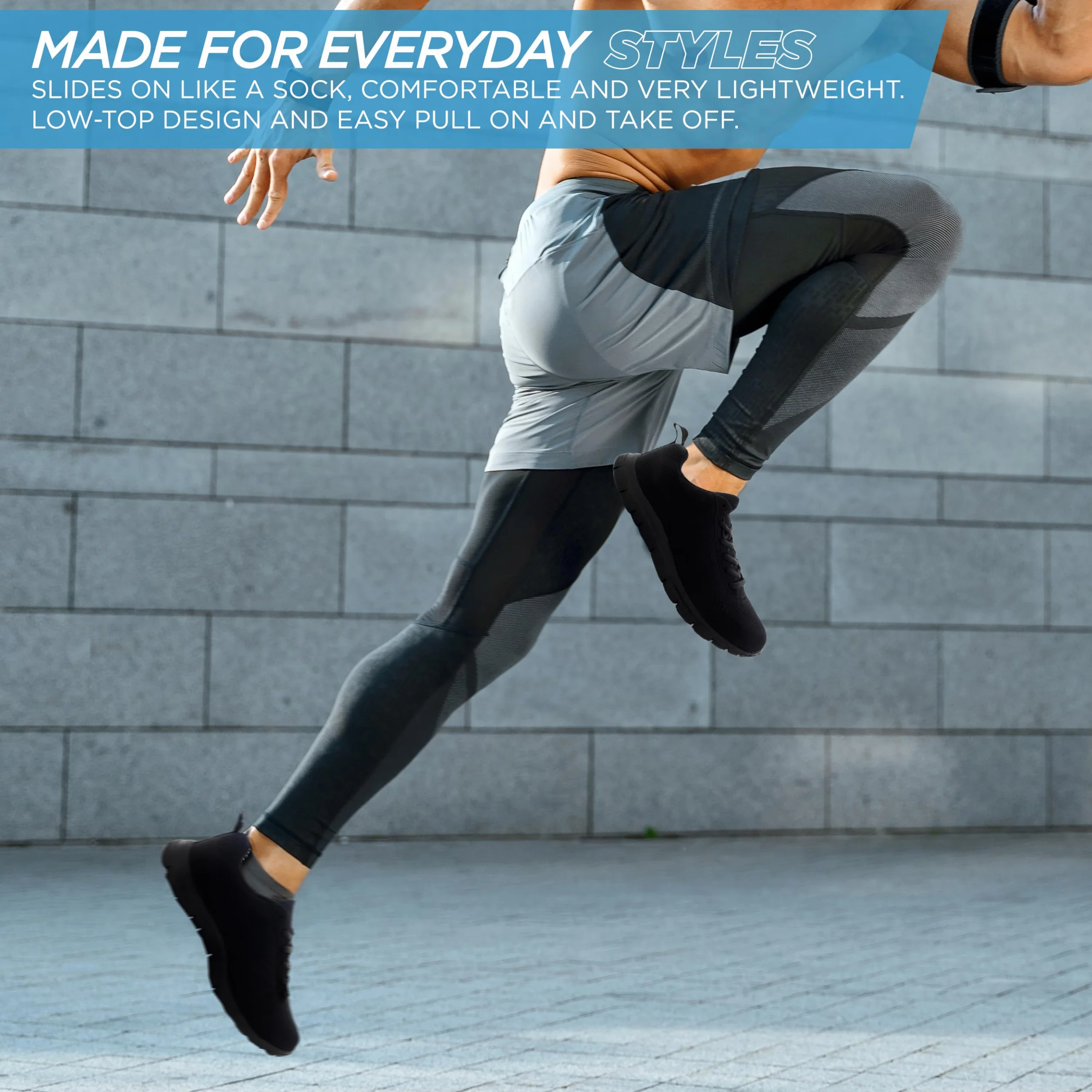 Get Fit Hommes Chaussures de Sport pour Marcher et Courir Gym Athlétique