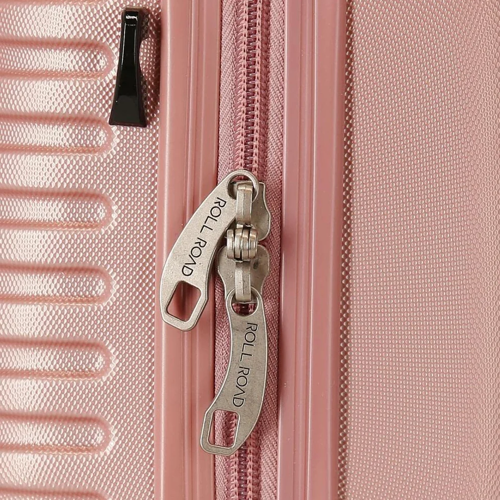 Trousse de Toilette Adaptable Rigide ABS Rose 29 x 21 x 15 cm 9,14 l