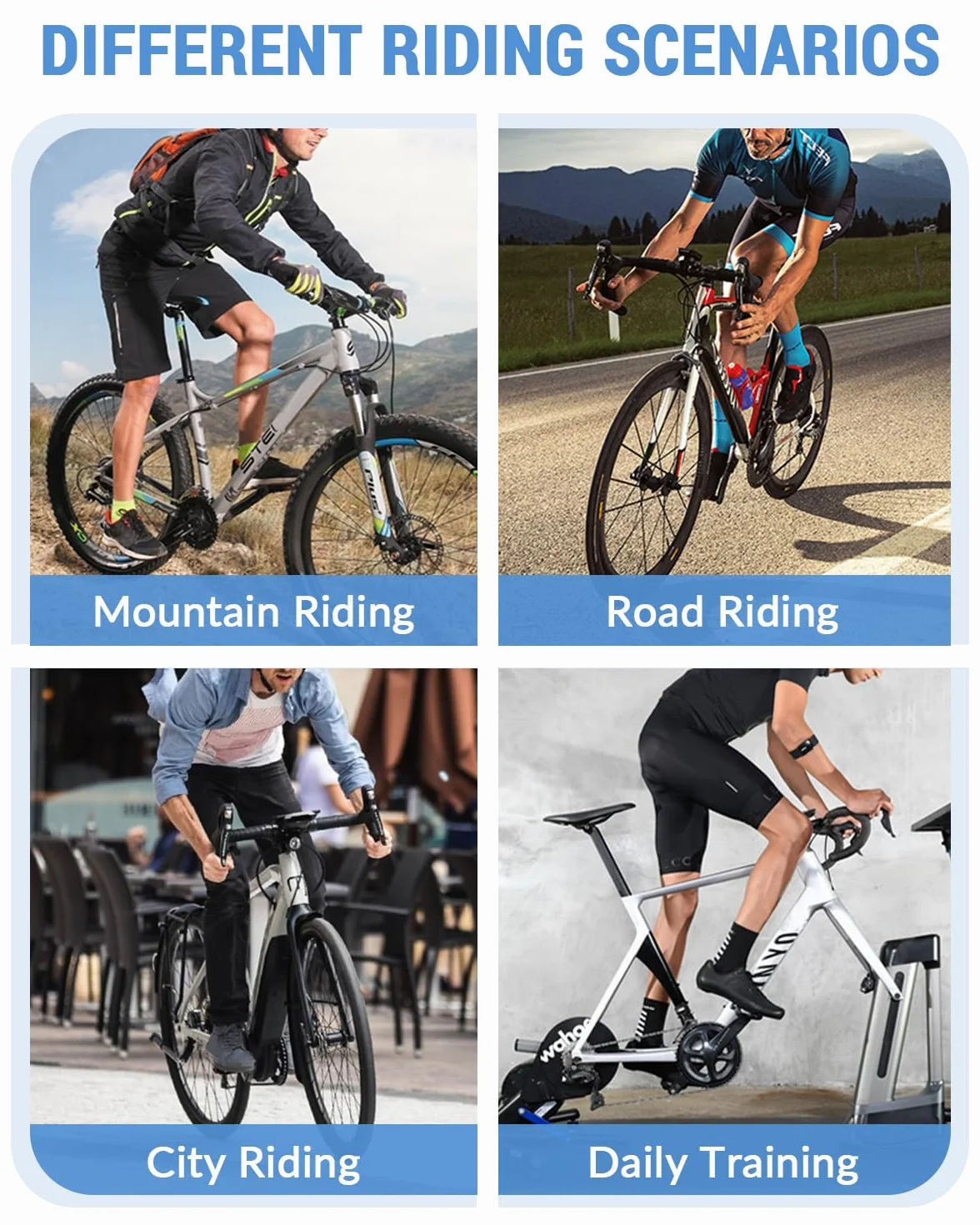 Chaussures de Cyclisme Route Hommes Femmes Caoutchouc Semelle Vélo sans Verrouillage 36-47 EU