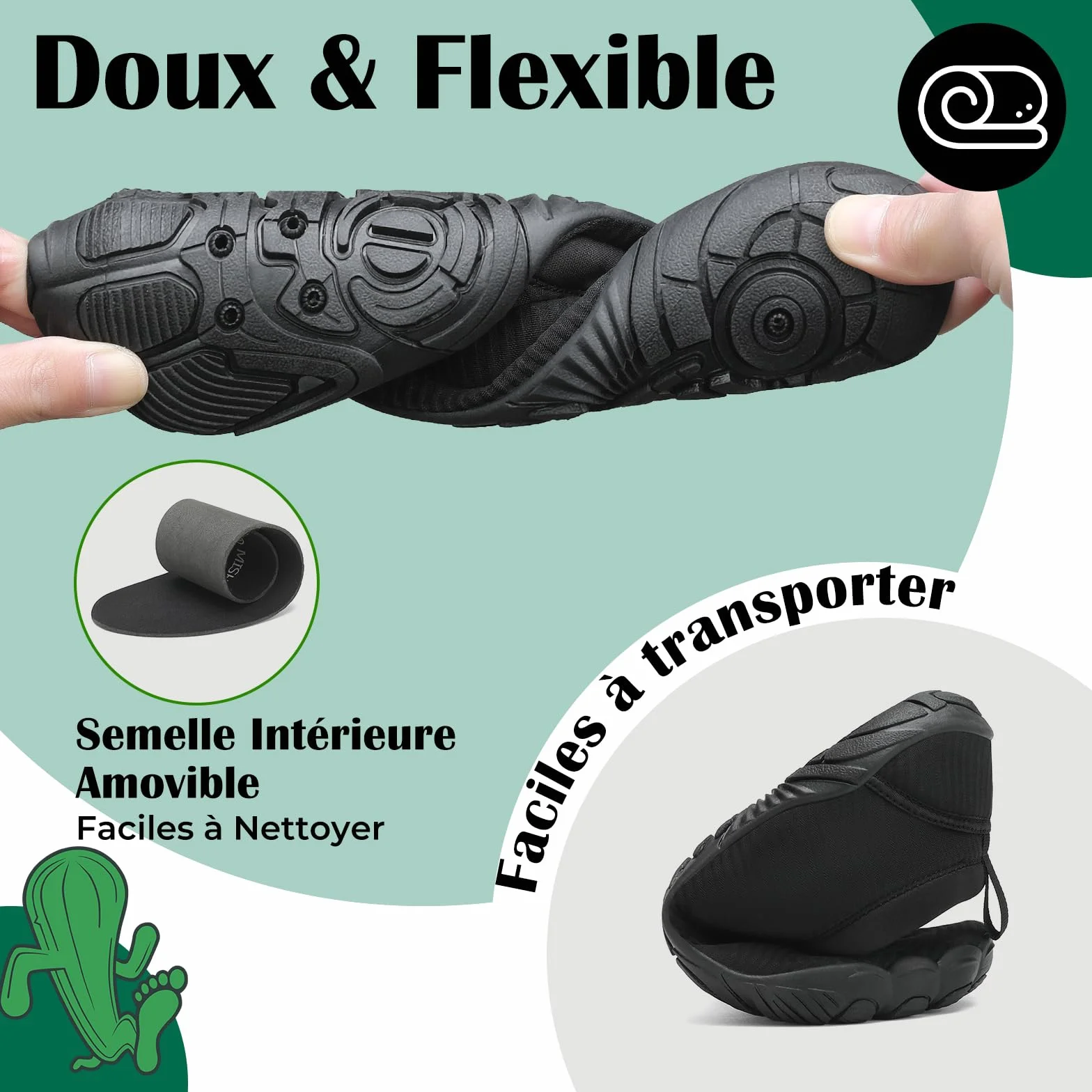 Mishansha Chaussures Aquatiques Homme Femme Séchage Rapide Légères 36-46 EU