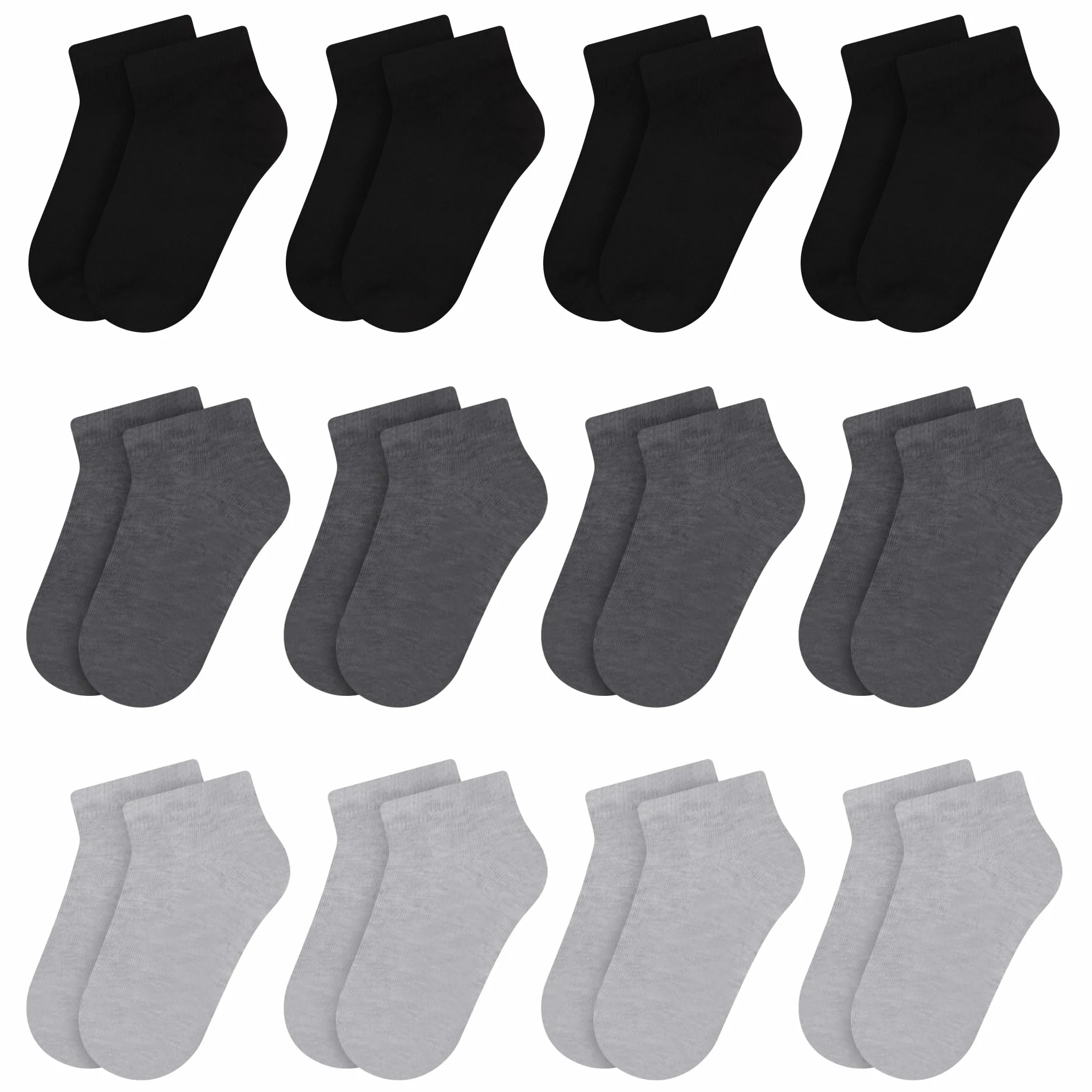 Libella Lot de 12 Chaussettes Sport Colorées Confortables pour Garçons