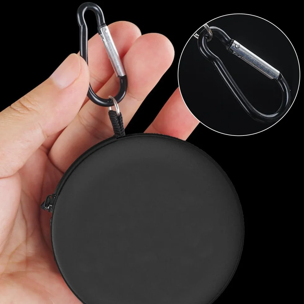 Cendrier de Poche Portable Anti Odeur Grande Capacité Noir